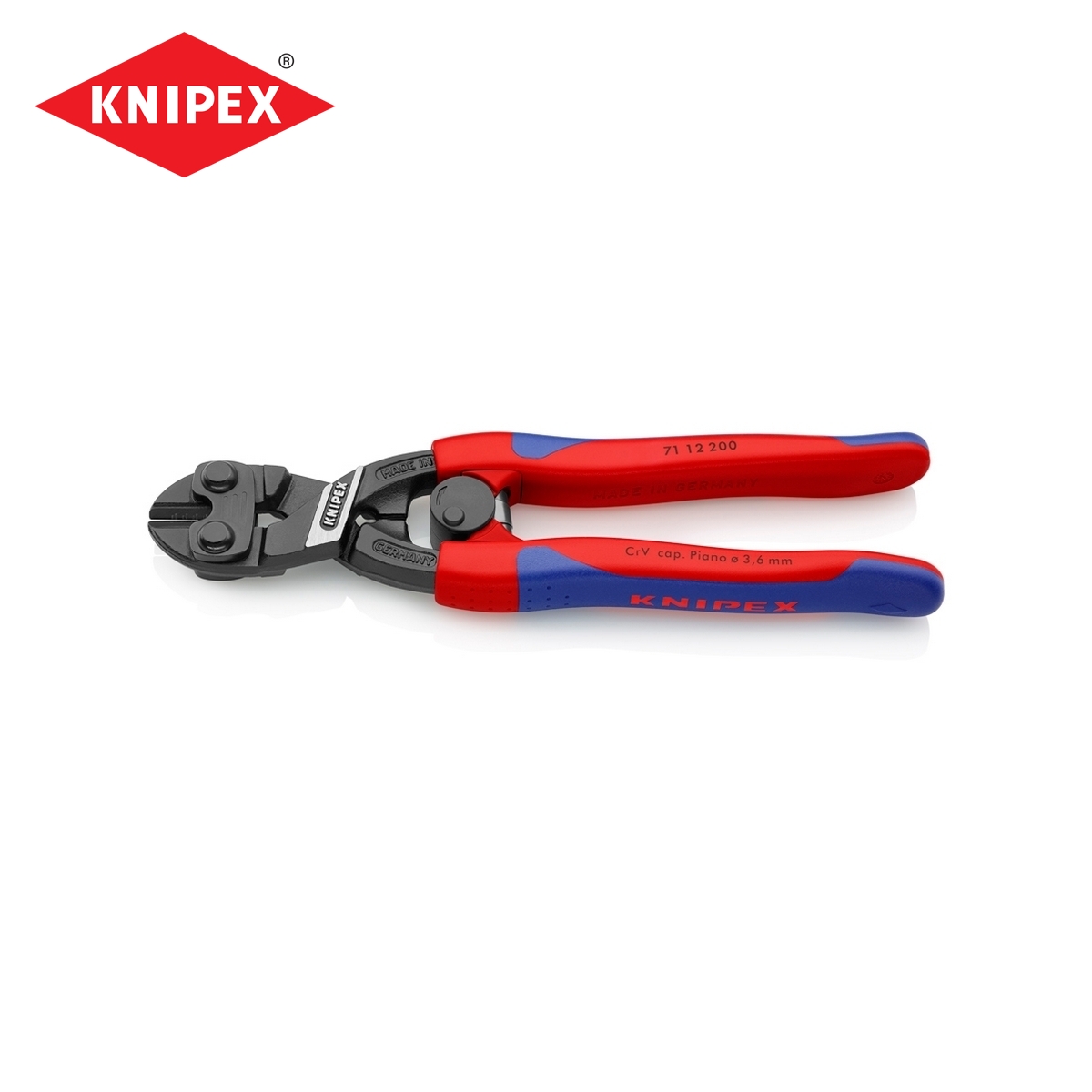 คีมตัดสลัก COBOLT มีสปริง 200 มม. KNIPEX รุ่น 7112200 ราคา ฿2,071.92