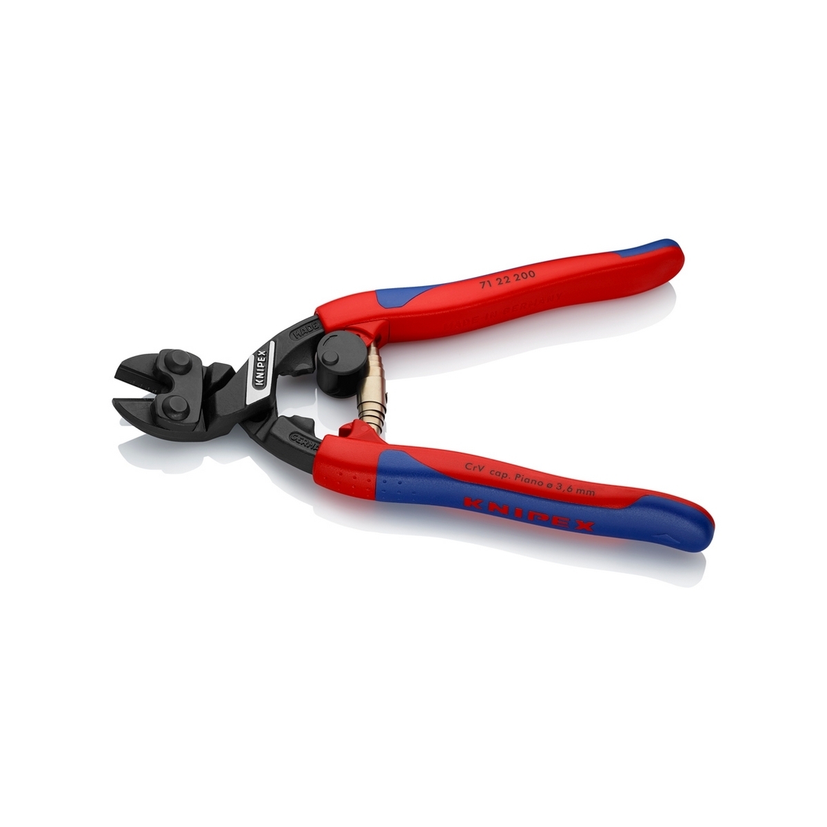 คีมตัดสลัก COBOLT มุม 20° 200 มม. KNIPEX รุ่น 7122200 รูปที่ 2