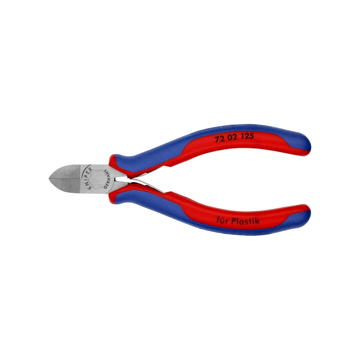 คีมตัดปากเฉียงขนาดเล็กสำหรับพลาสติก KNIPEX รุ่น 7202125 รูปที่ 3
