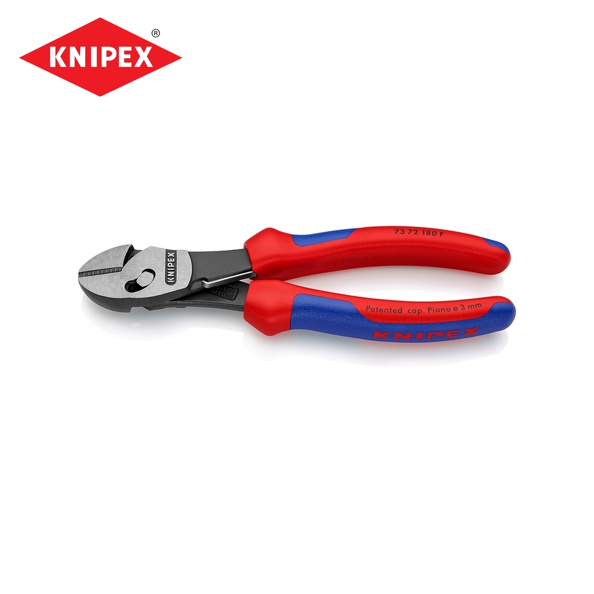 คีมตัด Twin Force KNIPEX รุ่น 7372180F ราคา ฿2,680.56