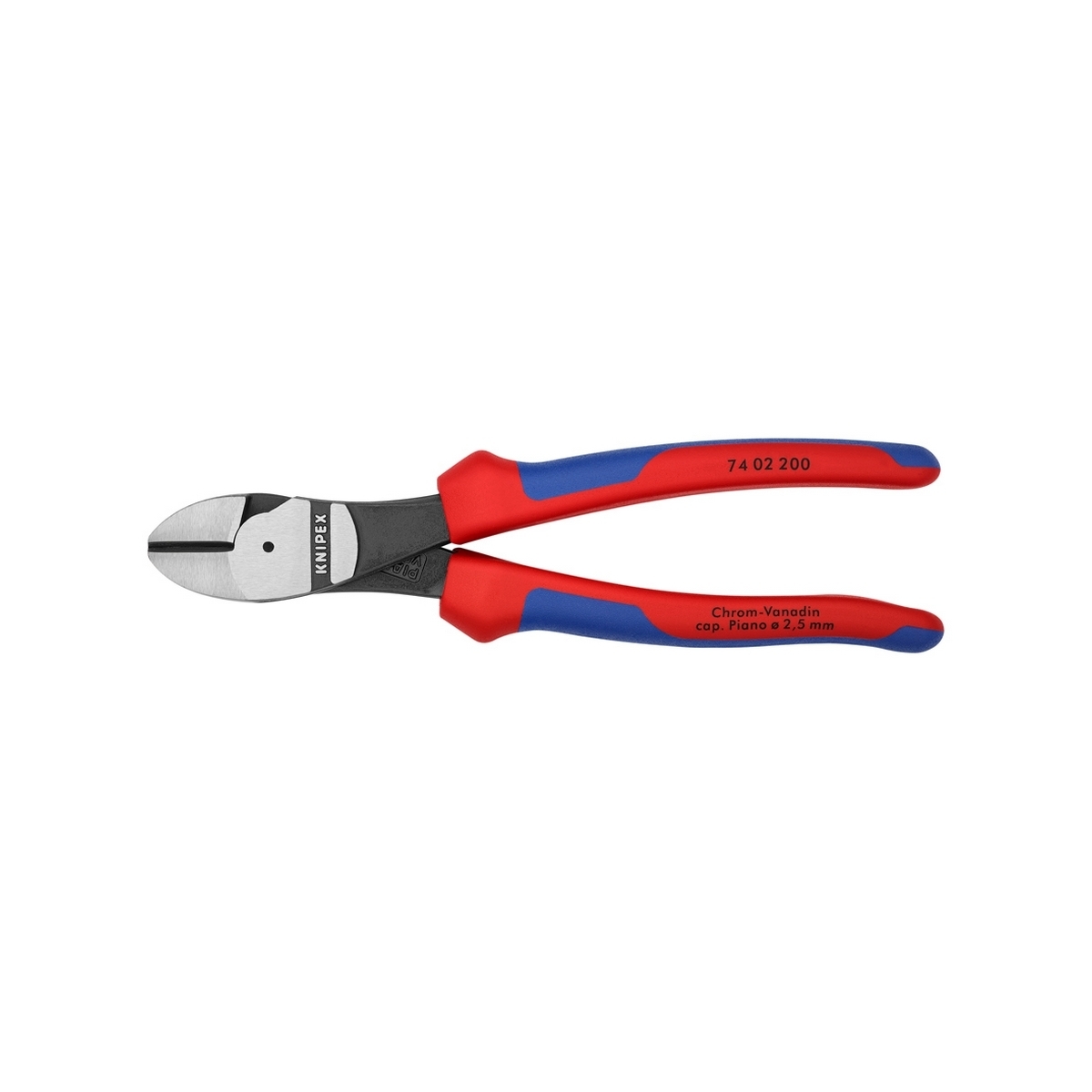 คีมตัดปากเฉียงแรงงัดสูง เคลือบดำ 200 มม. KNIPEX รุ่น 7402200 รูปที่ 3
