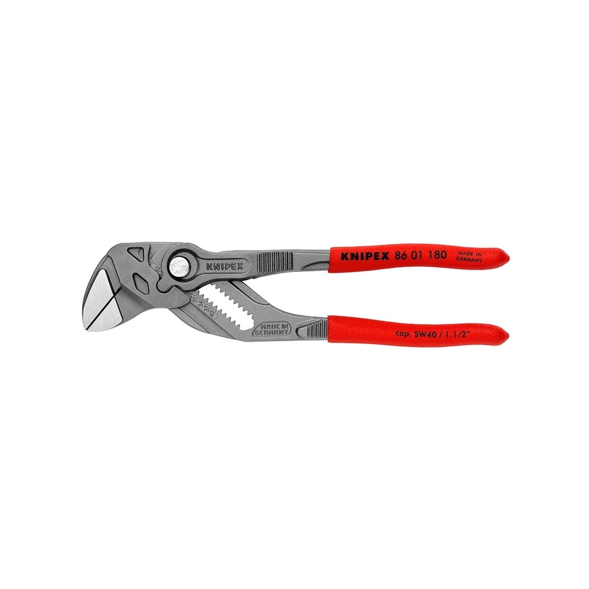 ประแจคีมท่อเหลี่ยมด้ามพลาสติก 180 มม. KNIPEX รุ่น 8601180 รูปที่ 3