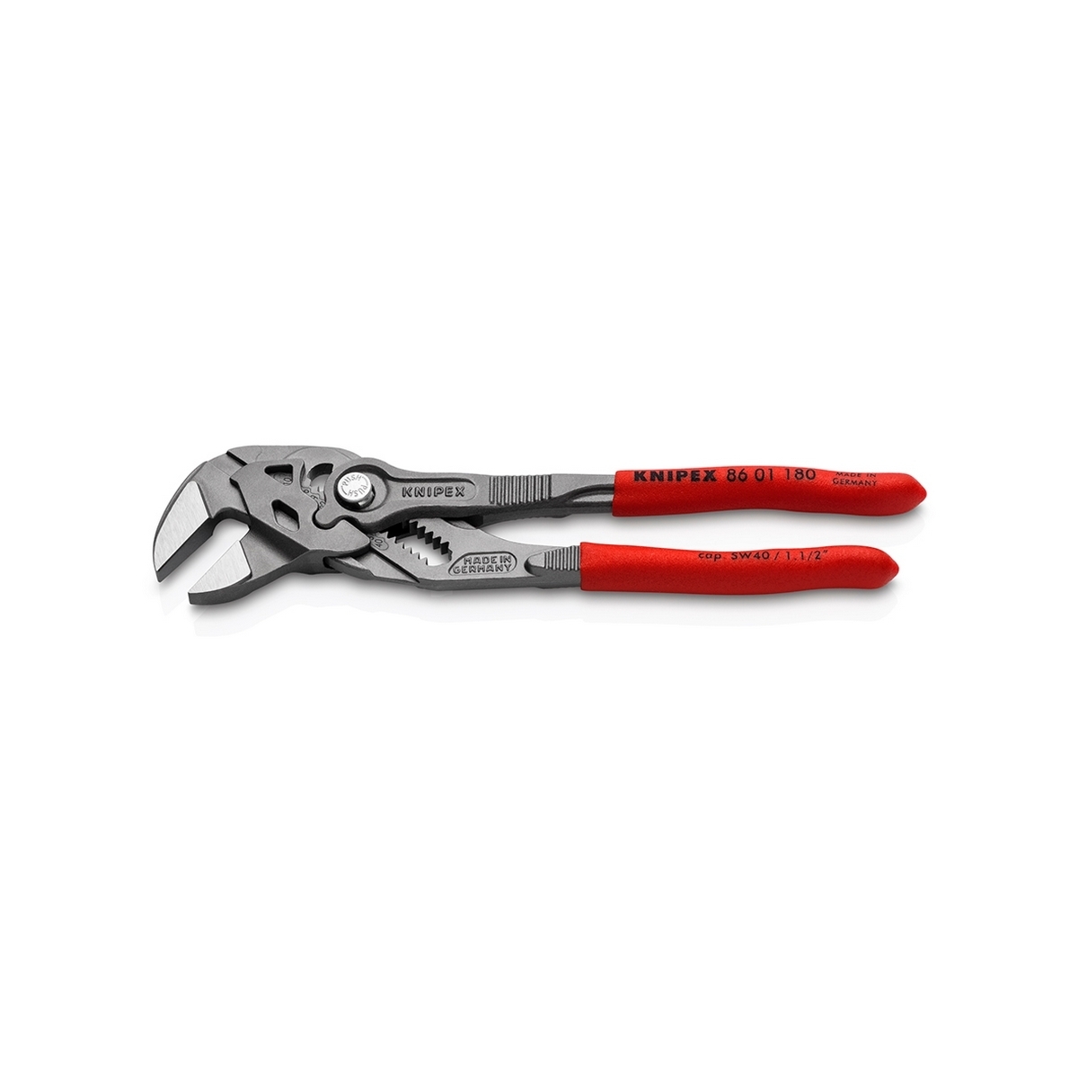 ประแจคีมท่อเหลี่ยมด้ามพลาสติก 180 มม. KNIPEX รุ่น 8601180 รูปที่ 2
