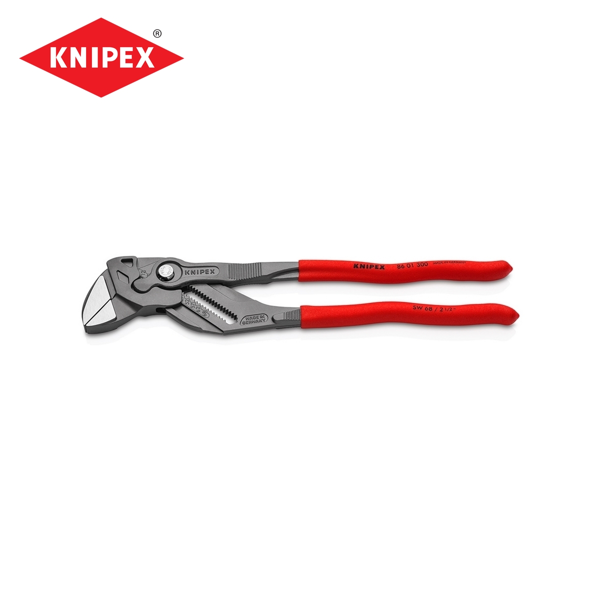 คีมประแจสำหรับขันน็อต KNIPEX 12" รุ่น 8601300 ราคา ฿2,754