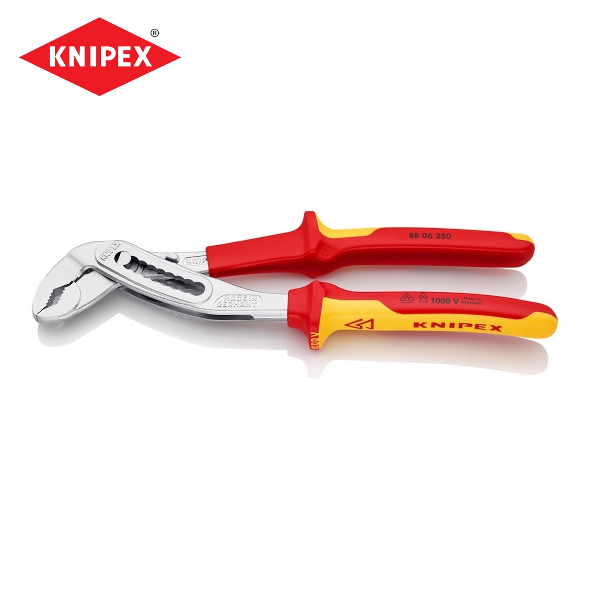 คีมคอม้า ALLIGATOR ด้าม VDE 250 มม. KNIPEX รุ่น 8806250 ราคา ฿1,699.44