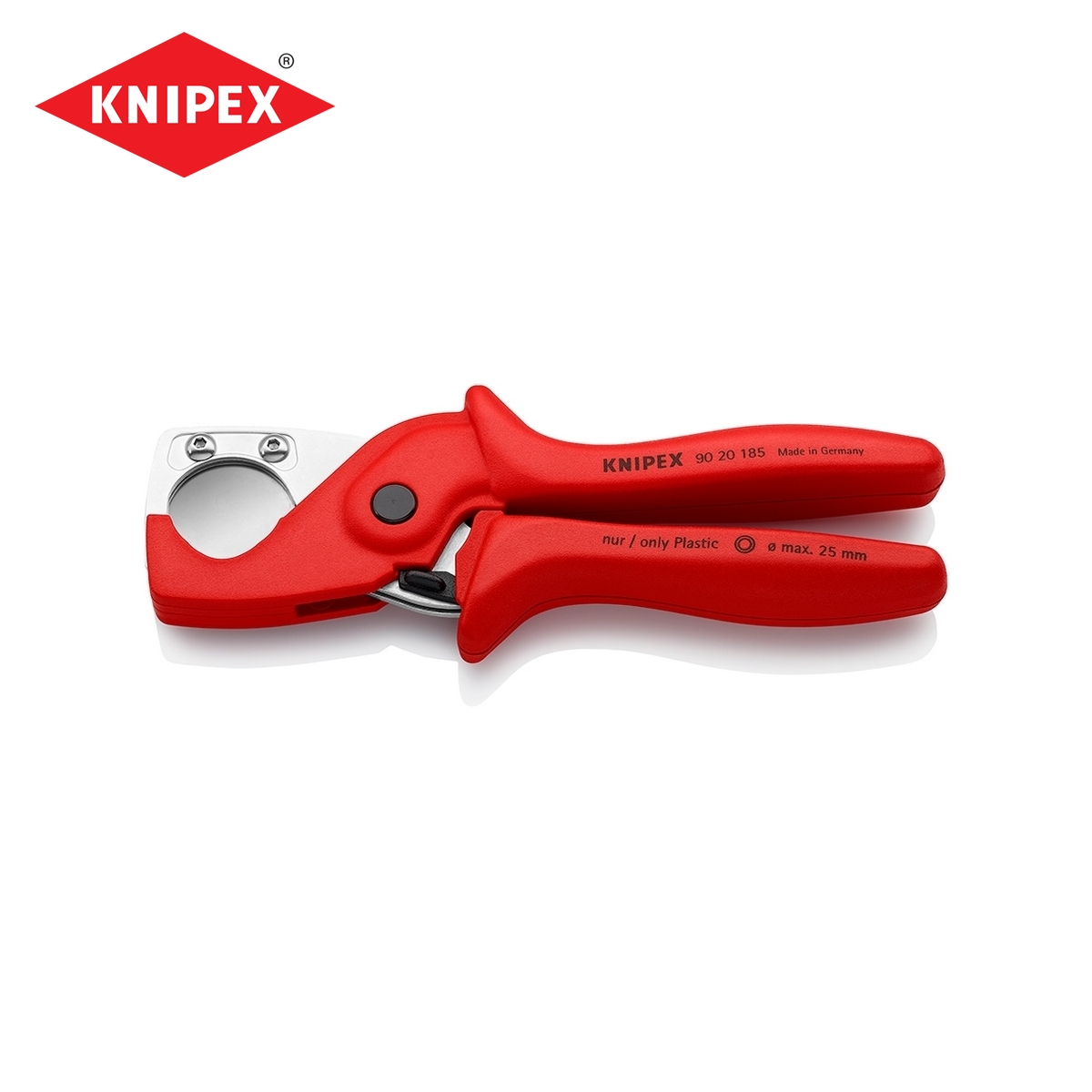 คีมตัดท่อพลาสติกและท่อร้อยสายไฟ KNIPEX รุ่น 9020185 ราคา ฿1,990.44