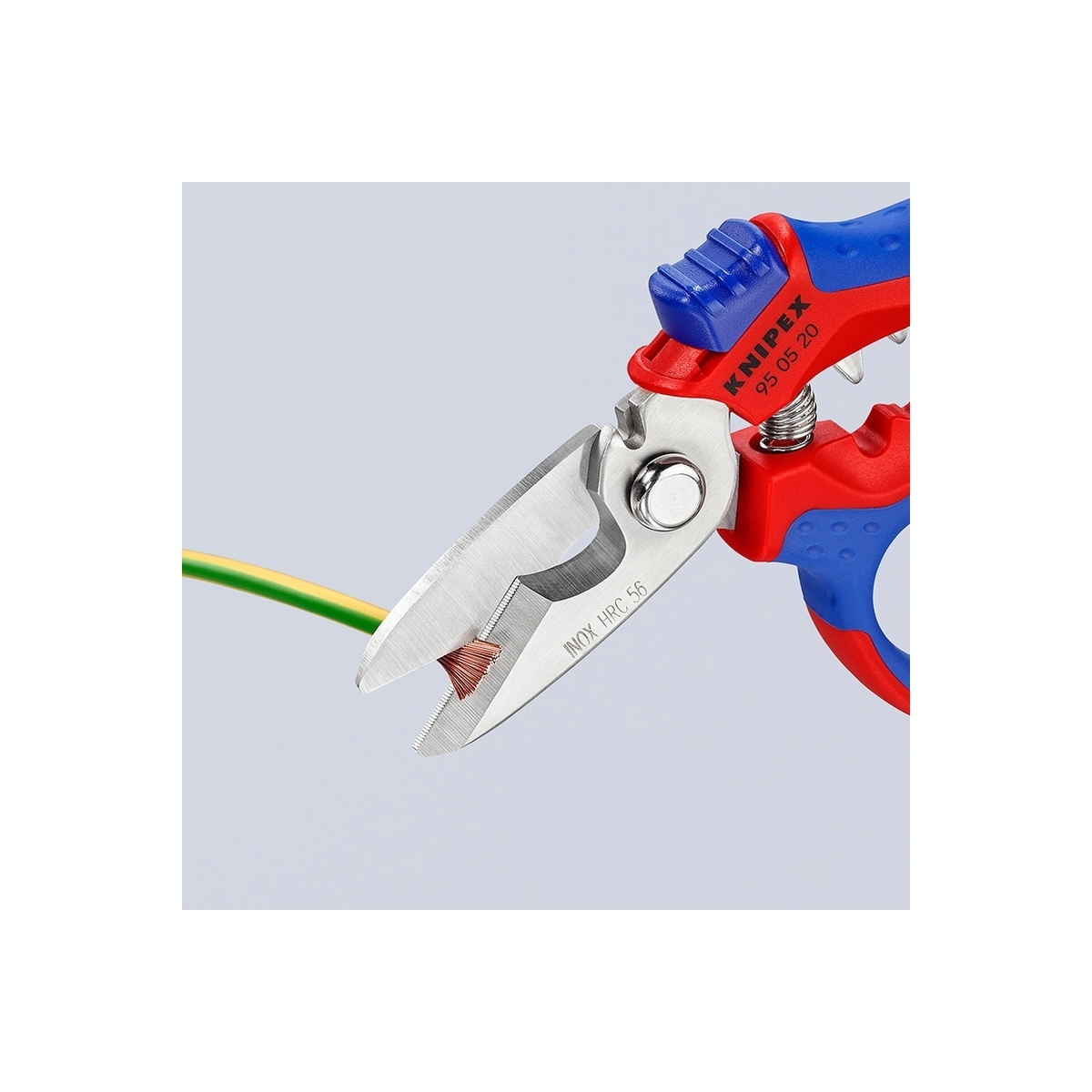 กรรไกรปลายเฉียงสำหรับช่างไฟฟ้า KNIPEX รุ่น 950520SB รูปที่ 4