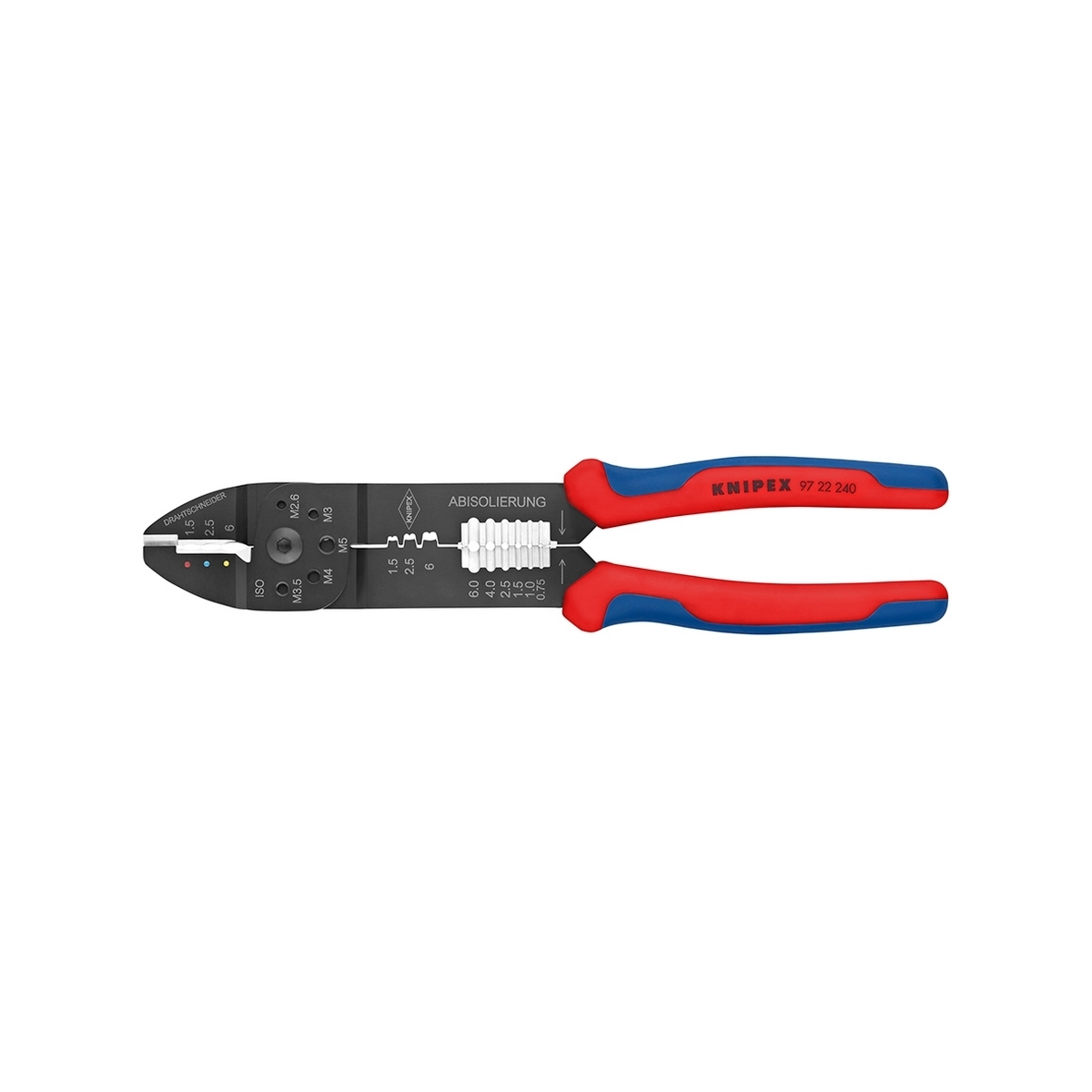 คีมย้ำหางปลาปลั้ก KNIPEX รุ่น 9722240 รูปที่ 3