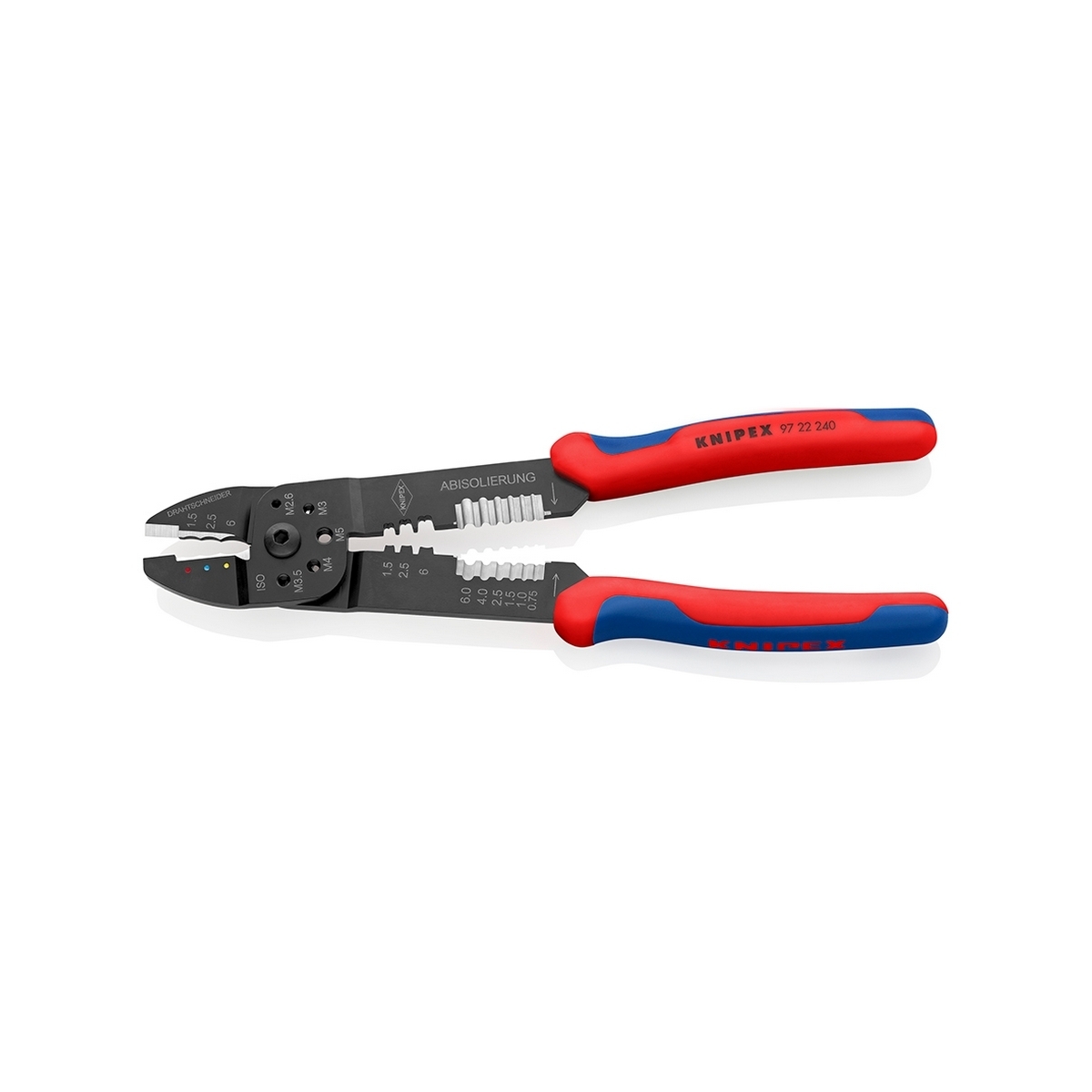 คีมย้ำหางปลาปลั้ก KNIPEX รุ่น 9722240 รูปที่ 2