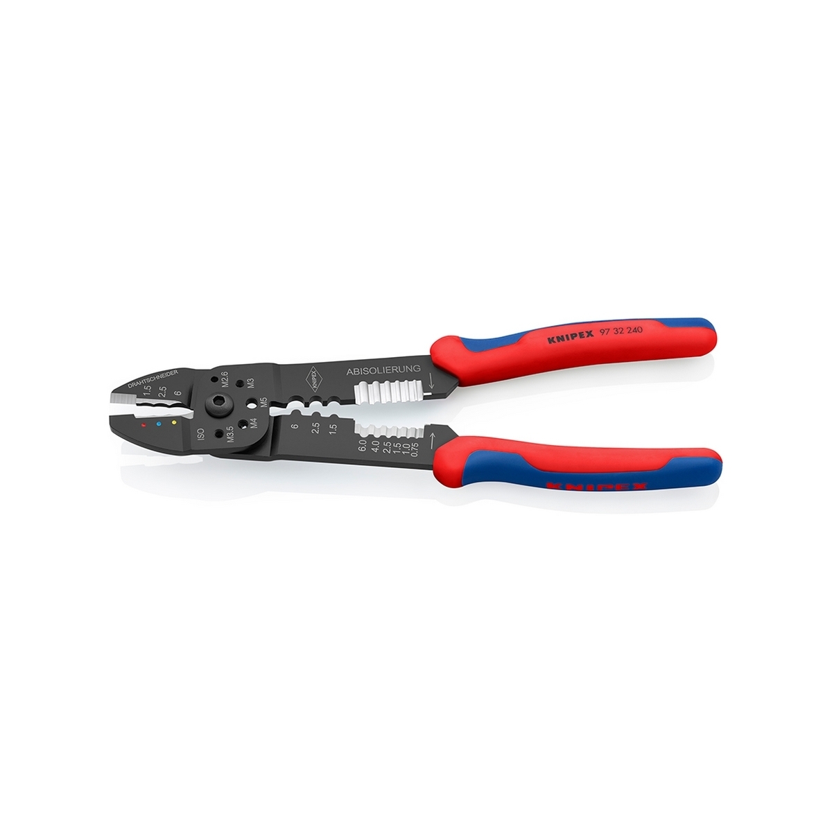 คีมย้ำหางปลาเปลือย KNIPEX รุ่น 9732240 รูปที่ 2