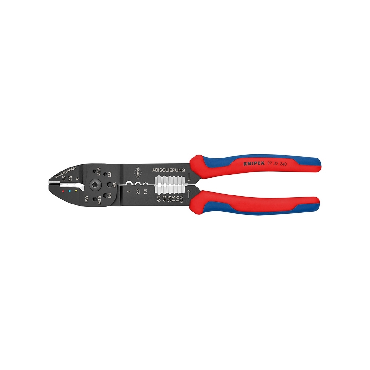 คีมย้ำหางปลาเปลือย KNIPEX รุ่น 9732240 รูปที่ 3