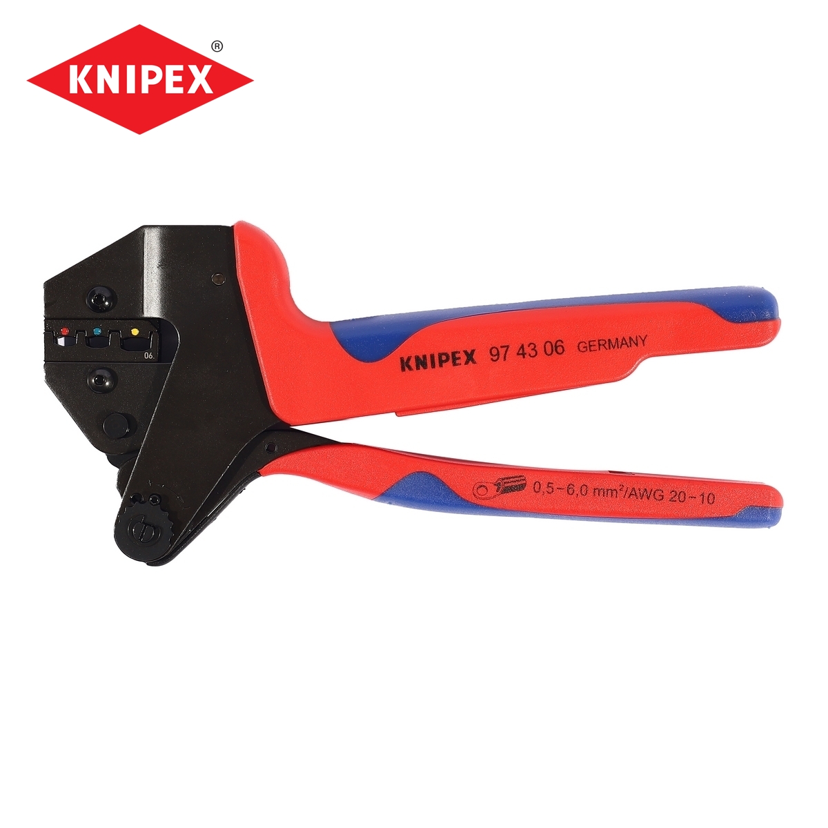 คีมย้ำหางปลาหุ้มชนวน แบบขนาน KNIPEX รุ่น 974306 ราคา ฿7,647.48