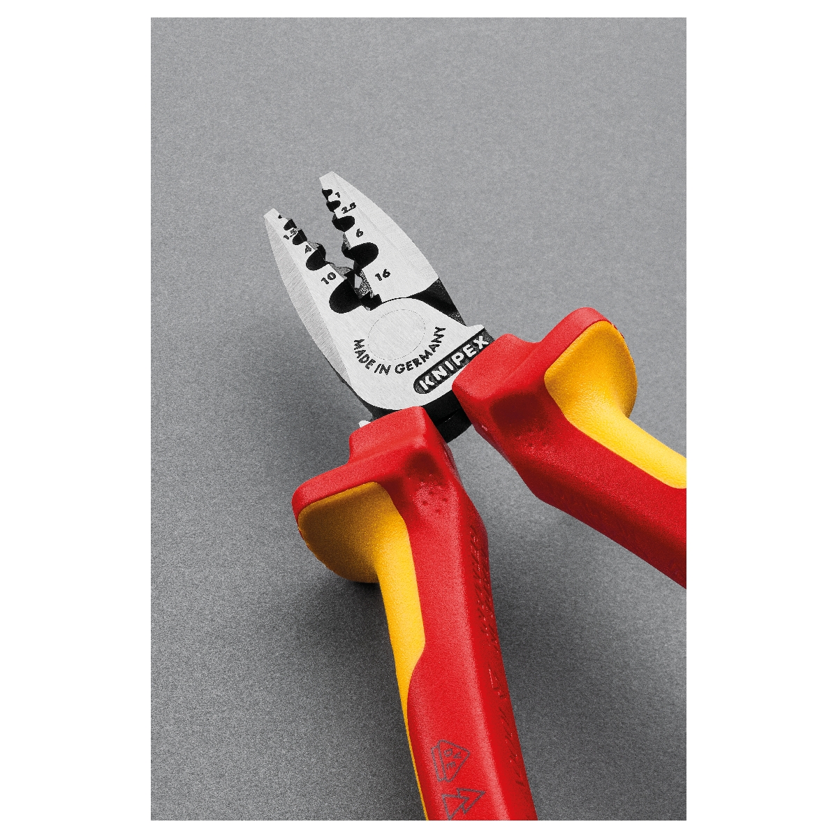 คีมย้ำหางปลา(เฟอร์รูล) ด้าม VDE 180 มม. KNIPEX รุ่น 9778180 รูปที่ 4