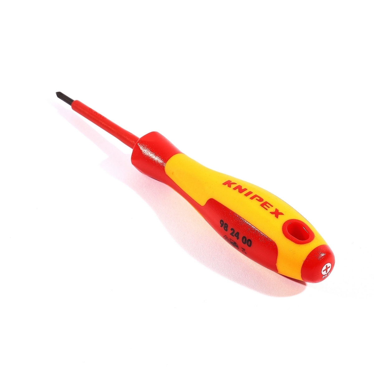 ไขควงกันไฟหัวแฉก ขนาด PH0 3 X 60 มม. KNIPEX รุ่น 982400 รูปที่ 2