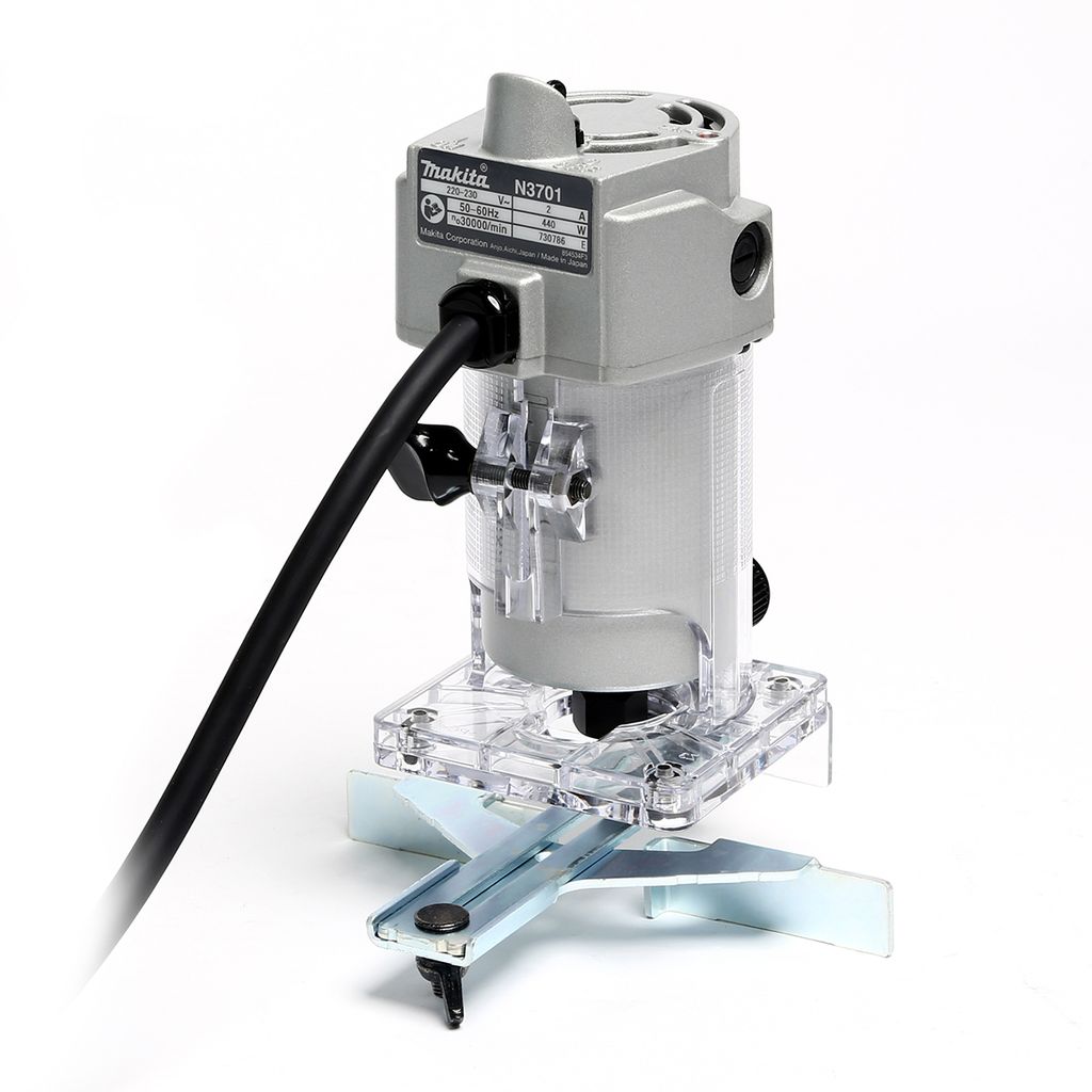 MAKITA เครื่องแกะลายไม้ กำลังไฟ 440 วัตต์ รุ่น N3701 ขนาด 1/4 นิ้ว (6 มม.) ความเร็วรอบตัวเปล่า 30,000 รอบ/นาที (มากีต้า) รูปที่ 2