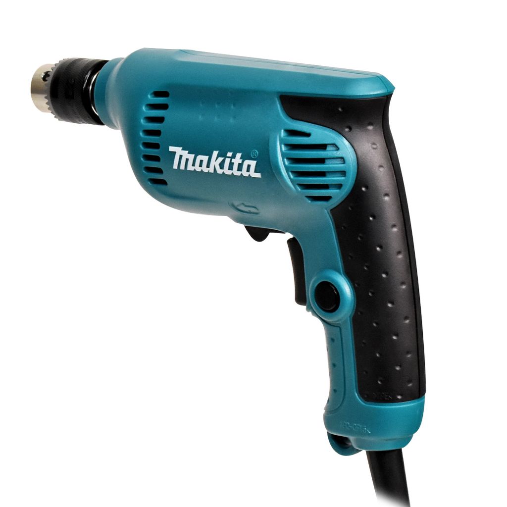 MAKITA สว่านไฟฟ้า ขนาด 3/8 นิ้ว กำลังไฟ 450 วัตต์ รุ่น 6412 ความเร็วรอบตัวเปล่าสูงสุด 0-3,400 รอบ/นาที มีฉนวนสองชั้น ปรับซ้ายขวาได้ หัวสว่านแบบสวมเร็ว (มากีต้า) รูปที่ 4