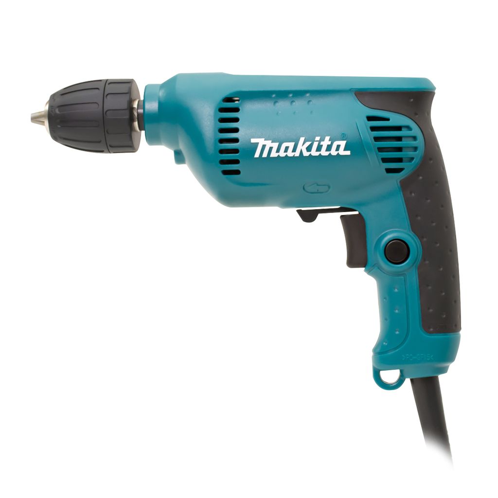 MAKITA สว่านไฟฟ้า ขนาด 3/8 นิ้ว กำลังไฟ 450 วัตต์ รุ่น 6413 ความเร็วรอบตัวเปล่าสูงสุด 0-3,400 รอบ/นาที มีฉนวนสองชั้น ปรับซ้ายขวาได้ หัวสว่านแบบสวมเร็ว (มากีต้า) รูปที่ 5