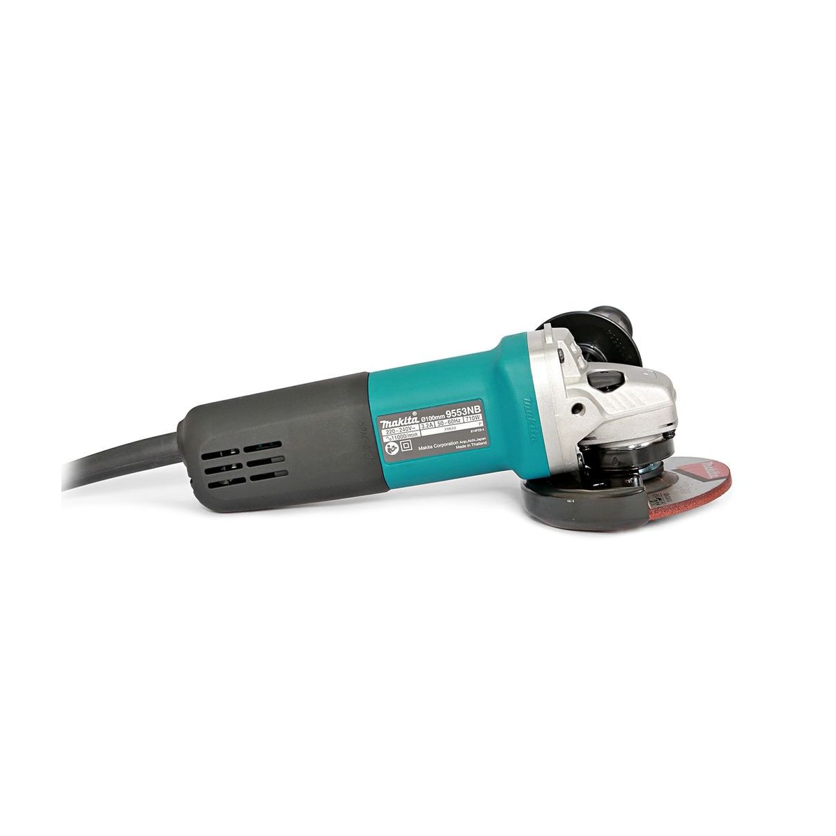 MAKITA เครื่องเจียรไฟฟ้า ขนาด 4 นิ้ว กำลังไฟ 710 วัตต์ รุ่น 9553NB ความเร็วรอบ 11,000 รอบ/นาที สวิตช์สไลด์ มีฉนวนสองชั้น (มากีต้า) รูปที่ 5