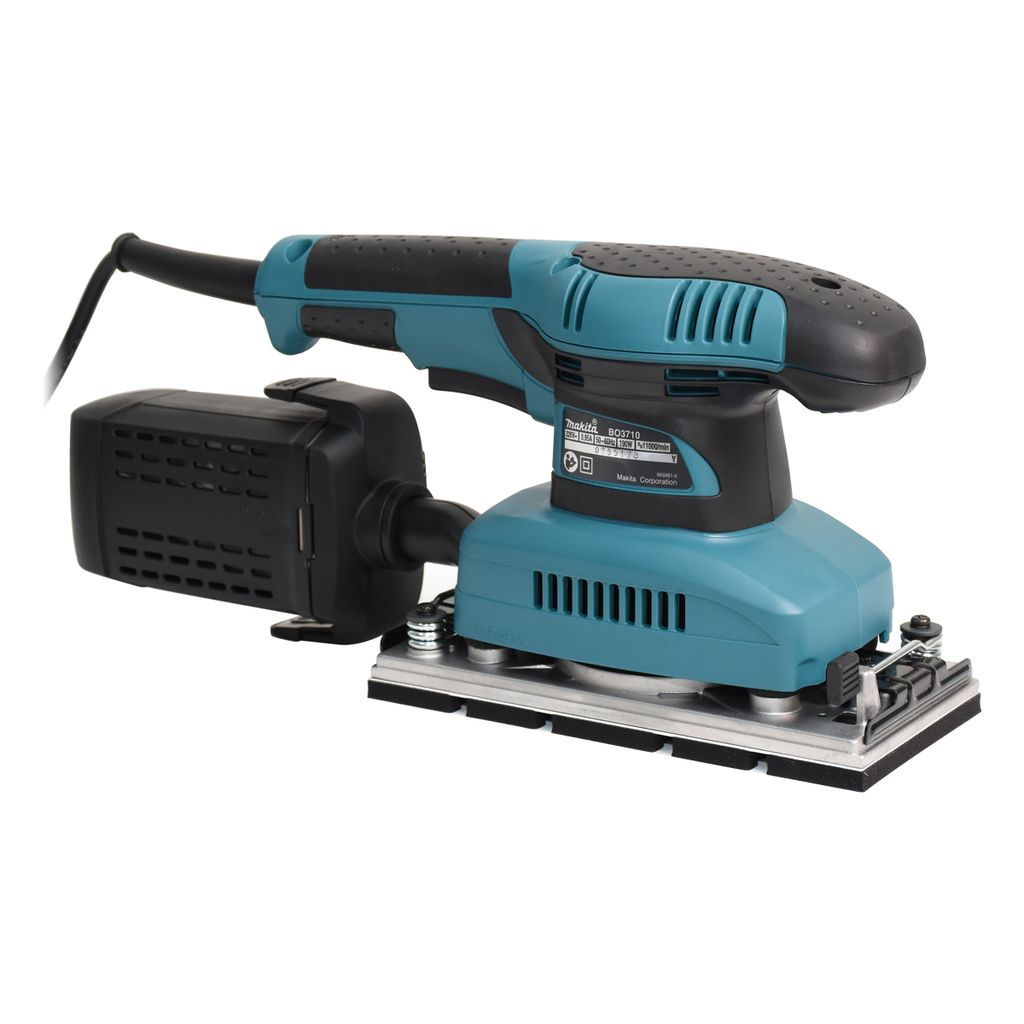 MAKITA เครื่องขัดกระดาษทรายสั่น 93 X 228 มม. (3-5/8 X 9 นิ้ว) กำลังไฟ 190 วัตต์ รุ่น BO-3710 ความเร็วการขัด 11,000 OPM ฉนวนสองชั้น มีสวิตช์ปรับความเร็ว (มากีต้า) รูปที่ 2