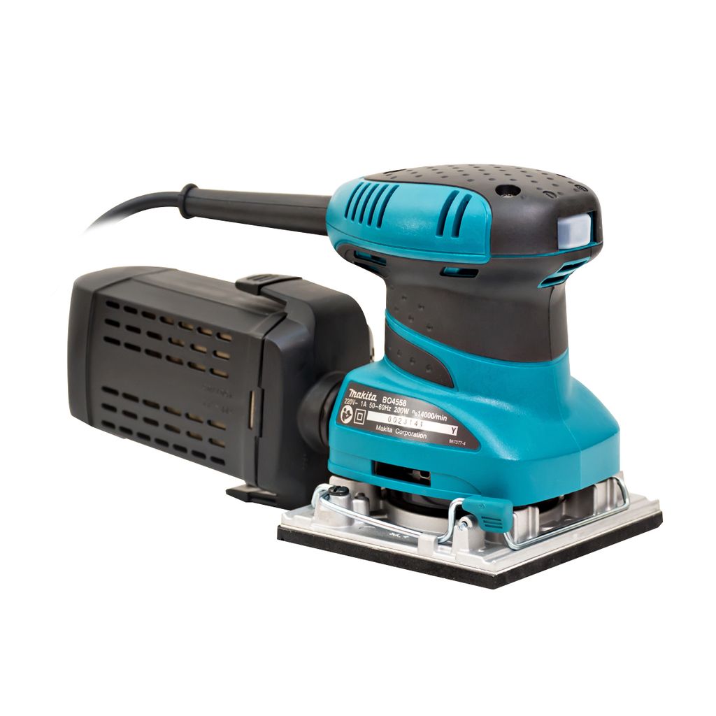MAKITA เครื่องขัดกระดาษทรายสั่น กำลังไฟ 200 วัตต์ รุ่น BO-4558 ขนาดกระดาษทราย 114 X 140 มม. (มากีต้า) รูปที่ 2