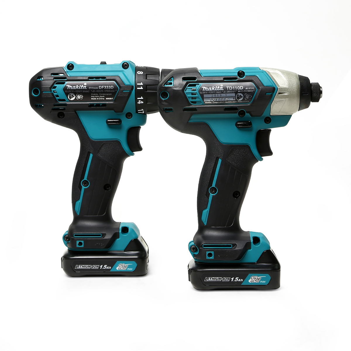 MAKITA ชุด COMBO KIT 12VMAX รุ่น CLX224X1 ประกอบด้วย DF333DZ + TD110DZ พร้อมกล่อง (มากีต้า) รูปที่ 3