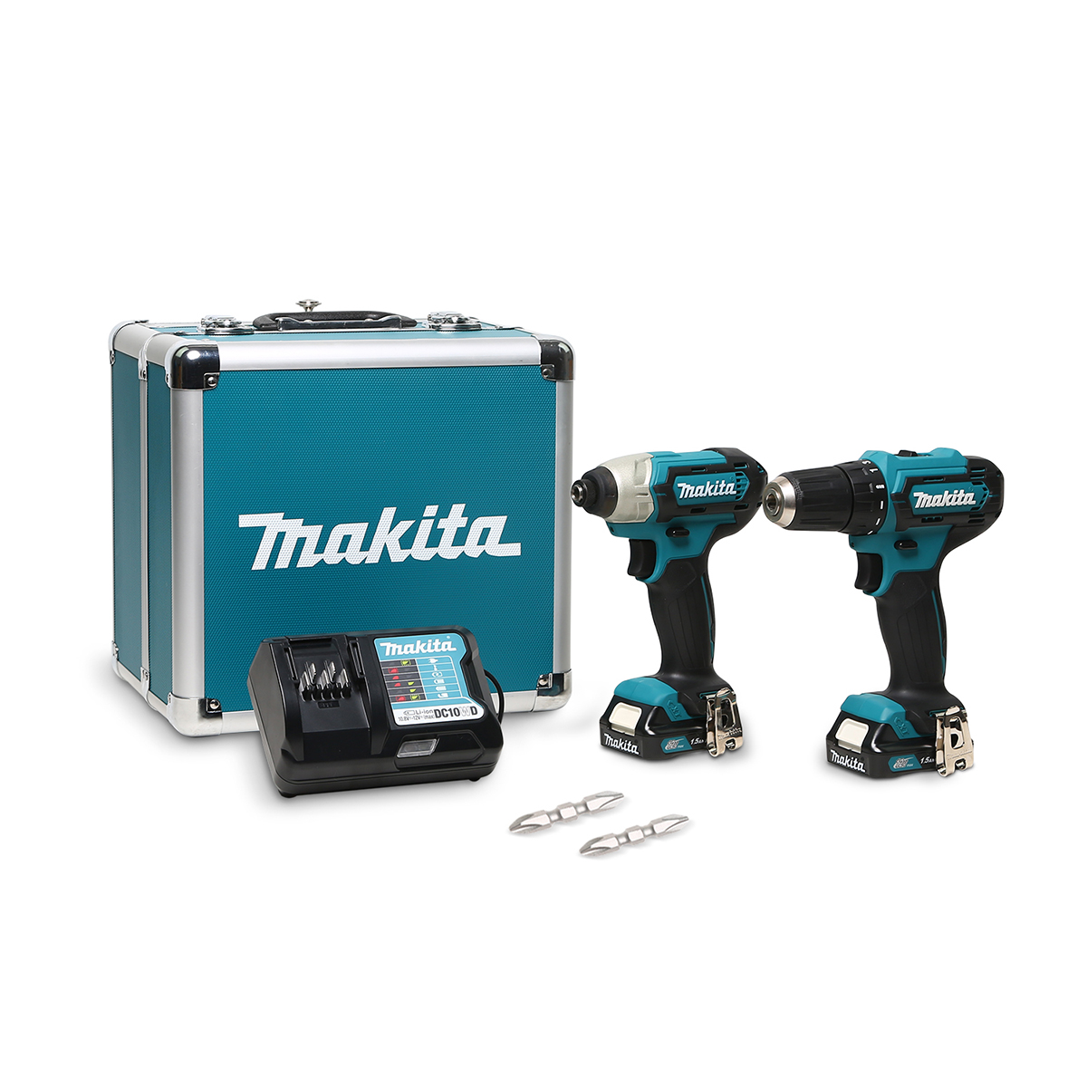 MAKITA ชุด COMBO KIT 12VMAX รุ่น CLX224X1 ประกอบด้วย DF333DZ + TD110DZ พร้อมกล่อง (มากีต้า) ราคา ฿4,873