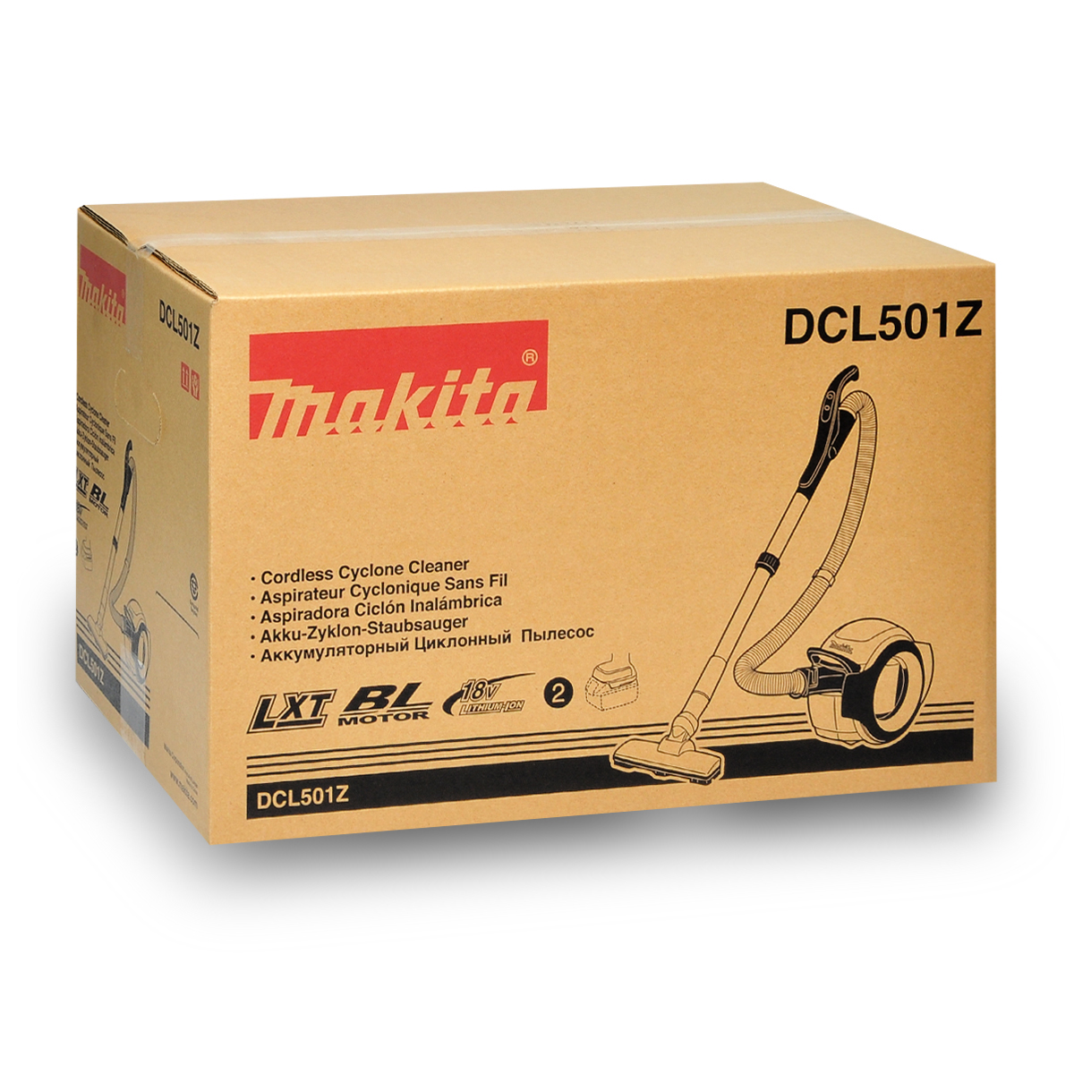 MAKITA ดูดฝุ่นไร้สายไซโคลน 18 โวลต์ รุ่น DCL501Z ขนาดที่เก็บฝุ่น 250 มล. (ไม่รวมแบตเตอรี่-แท่นชาร์จ) (มากีต้า) รูปที่ 5