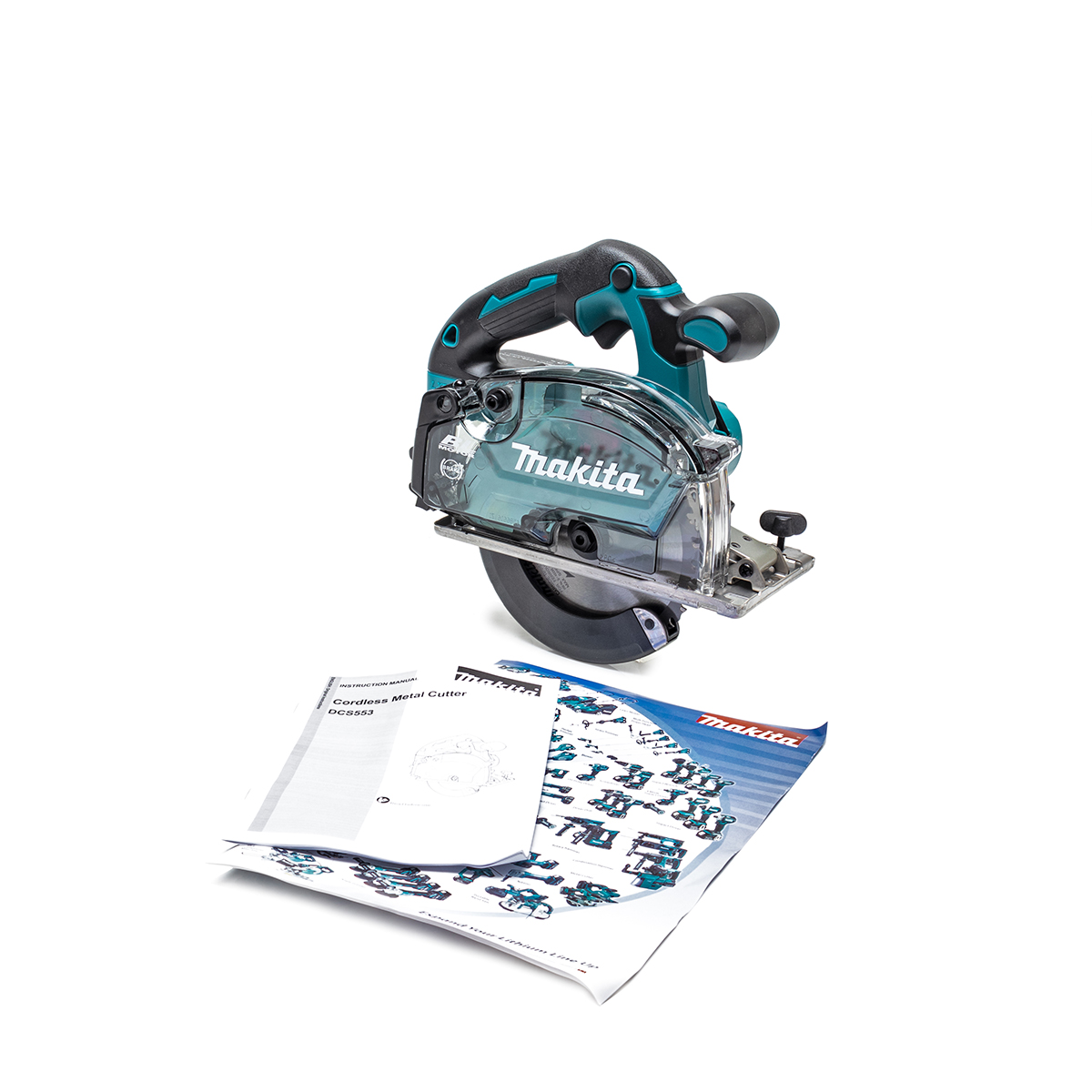 MAKITA เลื่อยตัดโลหะไร้สาย 18 โวลต์ รุ่น DCS553Z ขนาด 5-7/8 นิ้ว (ไม่รวมแบตเตอรี่และแท่นชาร์จ) ความเร็วรอบตัวเปล่า 4,200 รอบ/นาที (มากีต้า) รูปที่ 5