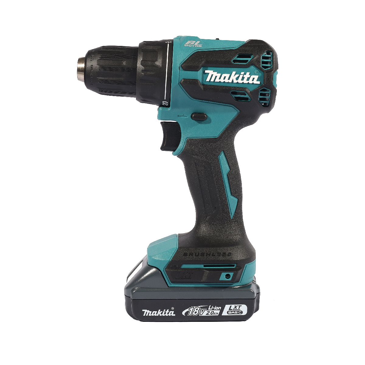MAKITA สว่านไขควงไร้สาย 18 โวลต์ 13 มม. (1/2 นิ้ว) รุ่น DDF490WVE แรงบิดยึดสูงสุด 50 นิวตันเมตร (รวมแบตเตอรี่และแท่นชาร์จ) (มากีต้า) รูปที่ 3