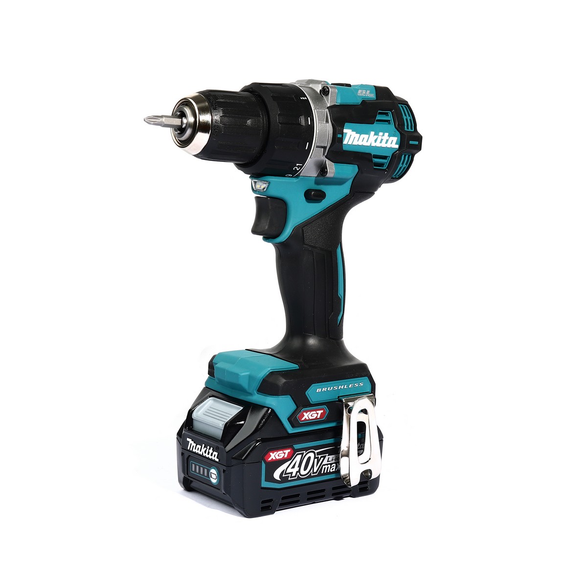 MAKITA สว่านไขควงไร้สาย 40 โวลต์ รุ่น DF002GD101 (รวมแบตเตอรี่และแท่นชาร์จ) ความเร็วรอบตัวเปล่า (สูง) 0 - 2,200 รอบ/นาที (มากีต้า) รูปที่ 2