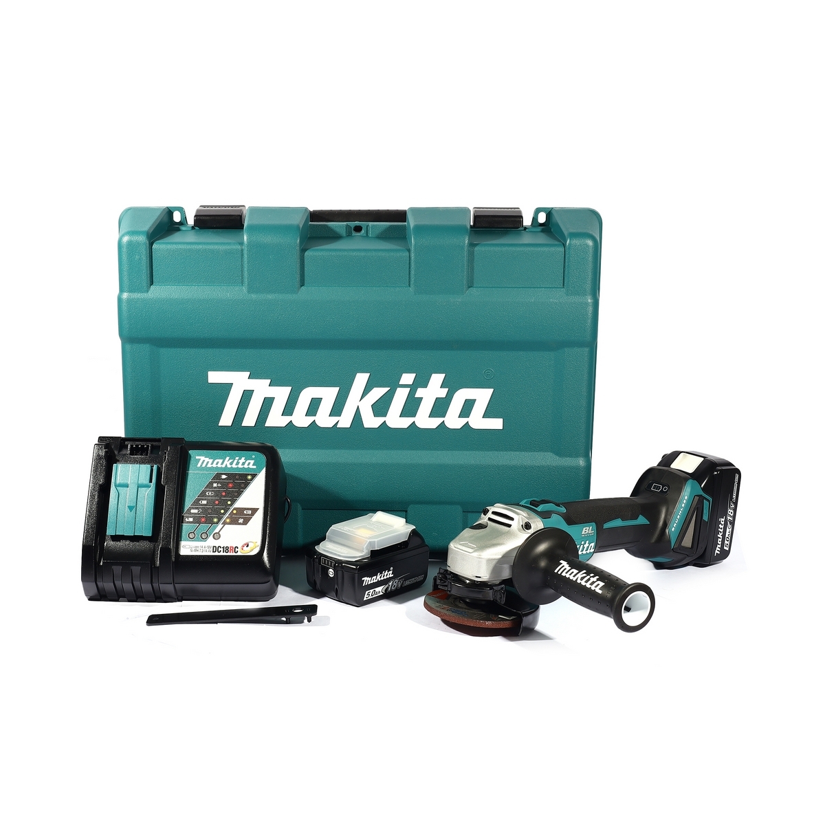 MAKITA เจียรไร้สาย 18โวลต์ ขนาด 4นิ้ว รุ่น DGA404RTE มอเตอร์ไร้แปรงถ่าน ความเร็วรอบตัวเปล่า 8,500 รอบต่อ นาที (รวมแบตเตอรี่และแท่นชาร์จ) (มากีต้า) รูปที่ 2