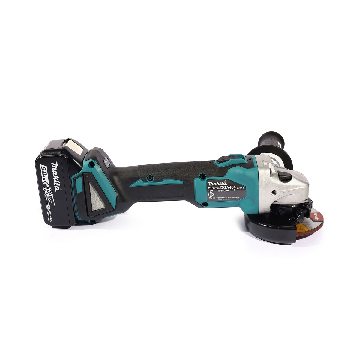 MAKITA เจียรไร้สาย 18โวลต์ ขนาด 4นิ้ว รุ่น DGA404RTE มอเตอร์ไร้แปรงถ่าน ความเร็วรอบตัวเปล่า 8,500 รอบต่อ นาที (รวมแบตเตอรี่และแท่นชาร์จ) (มากีต้า) รูปที่ 5