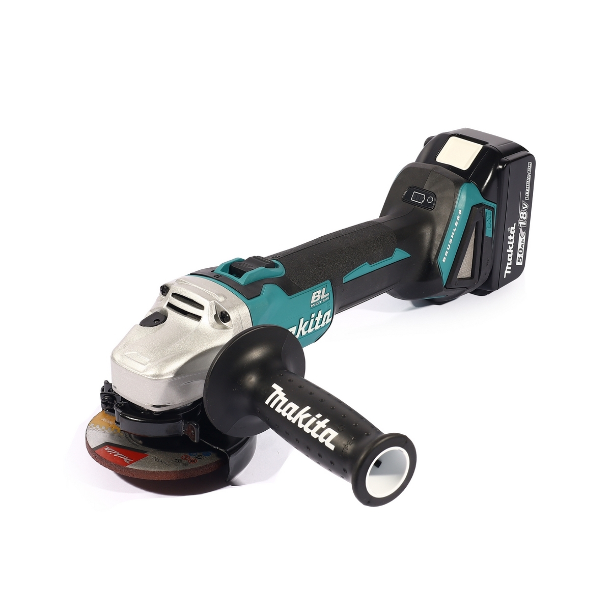 MAKITA เจียรไร้สาย 18โวลต์ ขนาด 4นิ้ว รุ่น DGA404RTE มอเตอร์ไร้แปรงถ่าน ความเร็วรอบตัวเปล่า 8,500 รอบต่อ นาที (รวมแบตเตอรี่และแท่นชาร์จ) (มากีต้า) รูปที่ 3