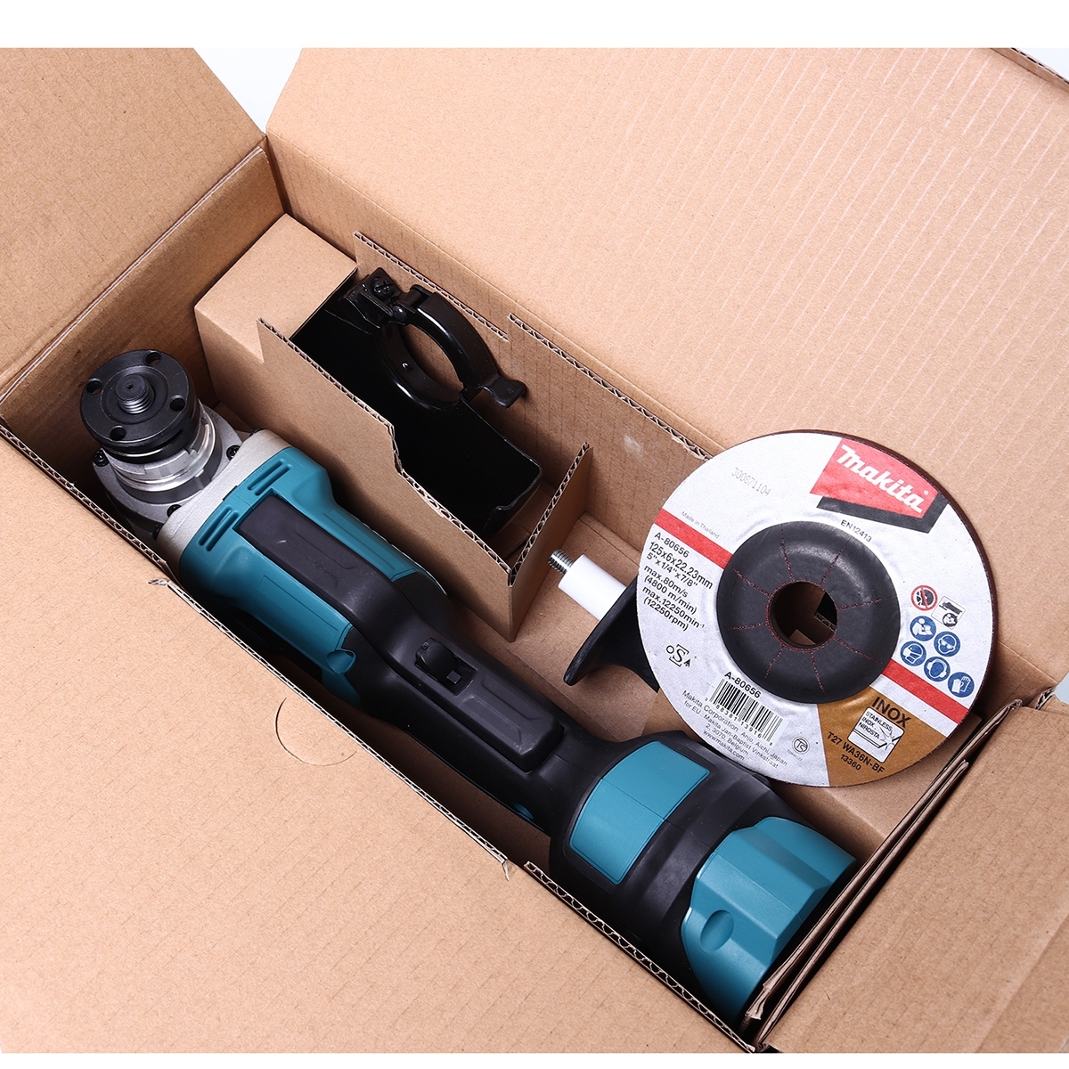 MAKITA เครื่องเจียรไร้สาย 18 โวลต์ รุ่น DGA517Z ขนาด 5 นิ้ว (ไม่รวมแบตเตอรี่และแท่นชาร์จ) ความเร็วรอบตัวเปล่า 3,000 - 8,500 รอบ/นาที (มากีต้า) รูปที่ 5