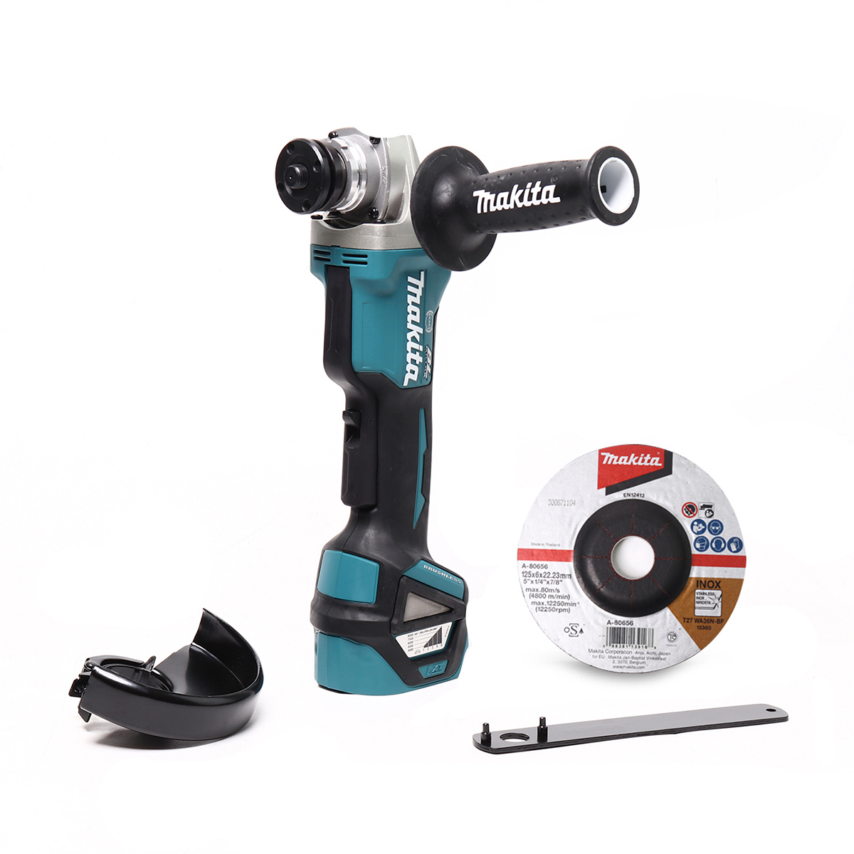 MAKITA เครื่องเจียรไร้สาย 18 โวลต์ รุ่น DGA517Z ขนาด 5 นิ้ว (ไม่รวมแบตเตอรี่และแท่นชาร์จ) ความเร็วรอบตัวเปล่า 3,000 - 8,500 รอบ/นาที (มากีต้า) รูปที่ 2