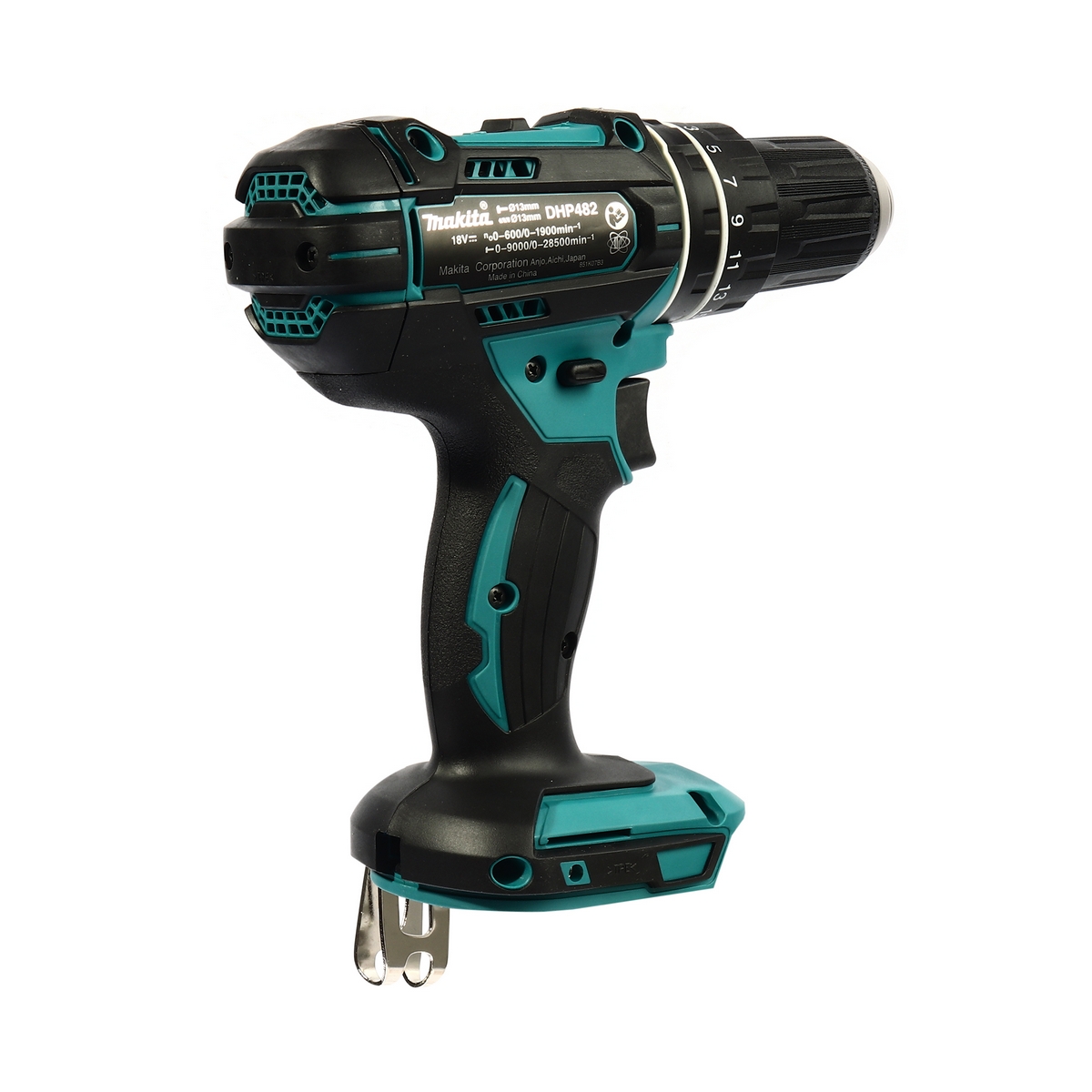 MAKITA สว่านกระแทกไร้สาย 18 โวลต์ รุ่น DHP482Z ขนาด 1/2 นิ้ว (ไม่รวมแบตเตอรี่และแท่นชาร์จ) ความเร็วรอบตัวเปล่า สูง 0 - 1,900 รอบ/นาที (มากีต้า) รูปที่ 3