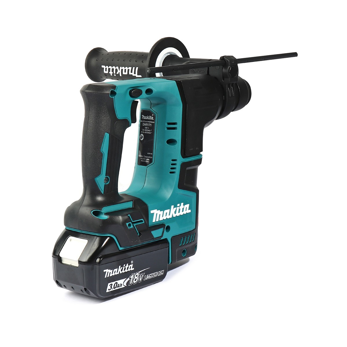 MAKITA สว่านโรตารี่ไร้สาย 18 โวลต์ รุ่น DHR171RFX3 ขนาดหัวจับดอกสว่าน 1/2 นิ้ว (รวมแบตเตอรี่และแท่นชาร์จ) (มากีต้า) รูปที่ 4