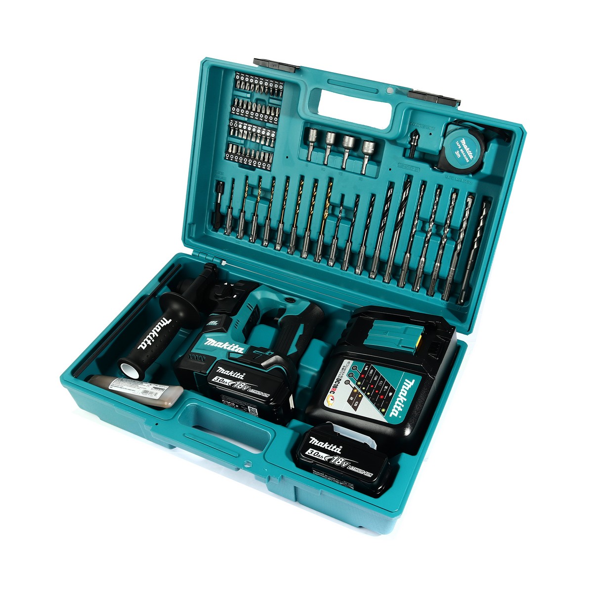 MAKITA สว่านโรตารี่ไร้สาย 18 โวลต์ รุ่น DHR171RFX3 ขนาดหัวจับดอกสว่าน 1/2 นิ้ว (รวมแบตเตอรี่และแท่นชาร์จ) (มากีต้า) ราคา ฿12,430