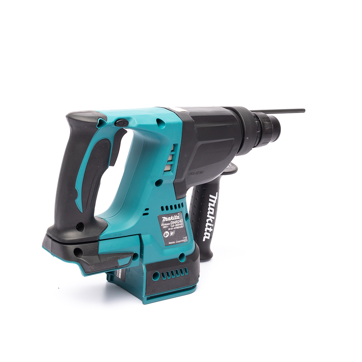 MAKITA สว่านโรตารี่ไร้สาย 18 โวลต์ รุ่น DHR-242Z ขนาดหัวจับดอกสว่าน 1/2 นิ้ว (ไม่รวมแบตเตอรี่และแท่นชาร์จ) (มากีต้า) รูปที่ 4