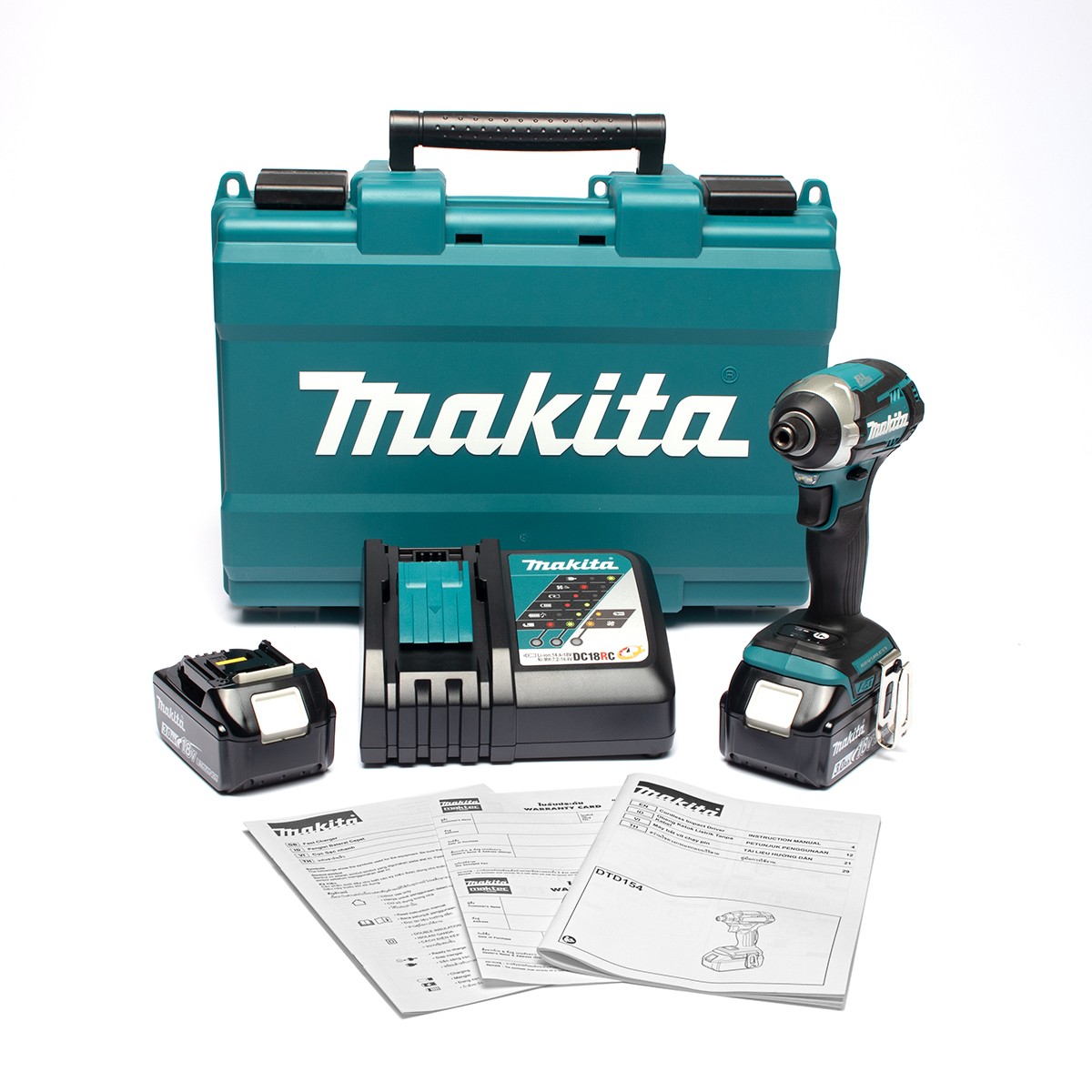 MAKITA DTD154RFE สว่านอิมแพคไร้สาย 18V 3.0A BL ราคา ฿9,383.3