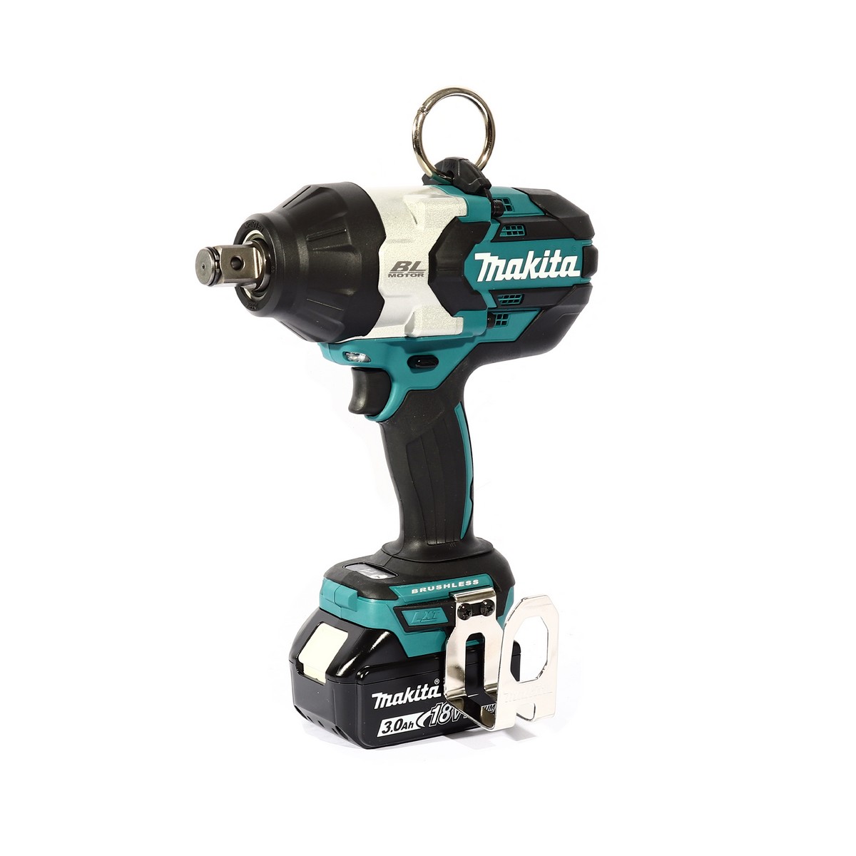 MAKITA เครื่องขันบล็อกไร้สาย 18 โวลต์ รุ่น DTW1001JX3 (รวมแบตเตอรี่และแท่นชาร์จ) ความเร็วรอบตัวเปล่า (Hard) 0 - 1,800 รอบ/นาที (มากีต้า) รูปที่ 2