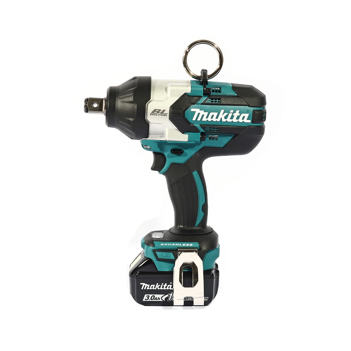 MAKITA เครื่องขันบล็อกไร้สาย 18 โวลต์ รุ่น DTW1001JX3 (รวมแบตเตอรี่และแท่นชาร์จ) ความเร็วรอบตัวเปล่า (Hard) 0 - 1,800 รอบ/นาที (มากีต้า) รูปที่ 3