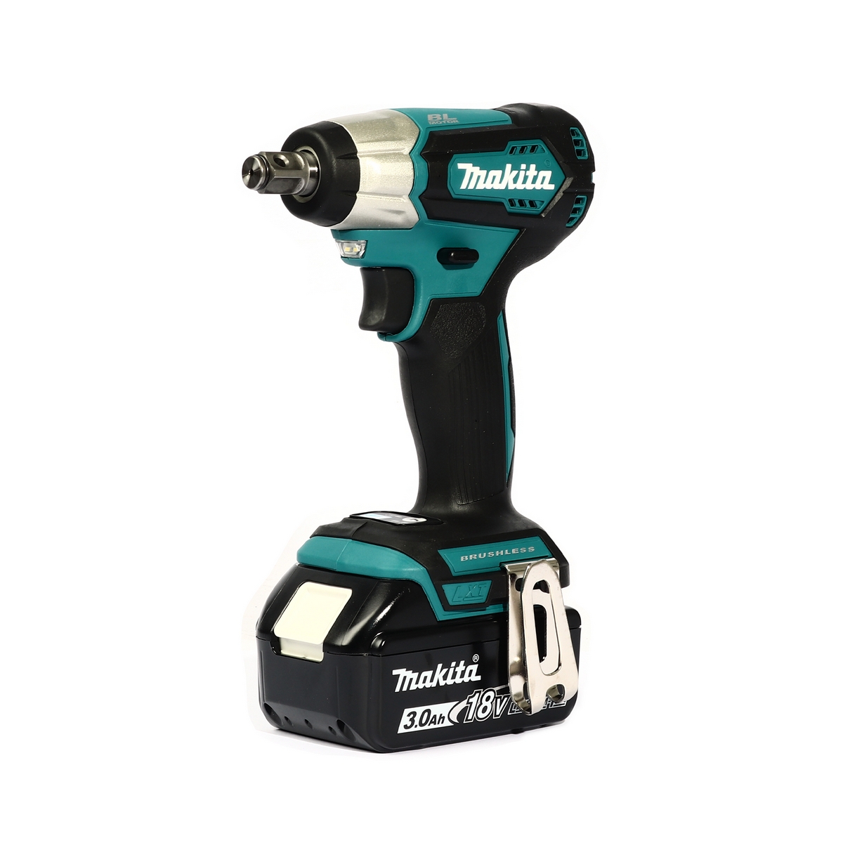 MAKITA เครื่องขันบล็อกไร้สาย 18 โวลต์ รุ่น DTW181RFE (รวมแบตเตอรี่และแท่นชาร์จ) ความเร็วรอบตัวเปล่า (Hard) 0 - 2,400 รอบ/นาที (มากีต้า) รูปที่ 2