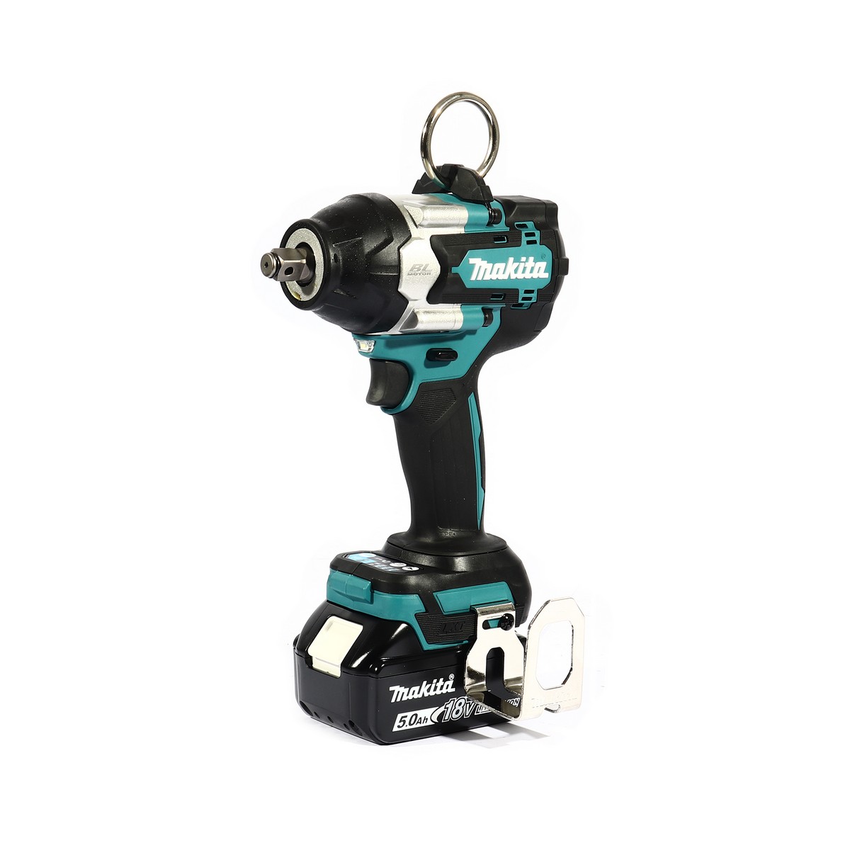 MAKITA เครื่องขันบล็อกไร้สาย 18 โวลต์ รุ่น DTW700TJX1 +สายสะพาย (รวมแบตเตอรี่และแท่นชาร์จ) ความเร็วรอบตัวเปล่า (Max) 0 - 2,200 รอบ/นาที (มากีต้า) รูปที่ 2