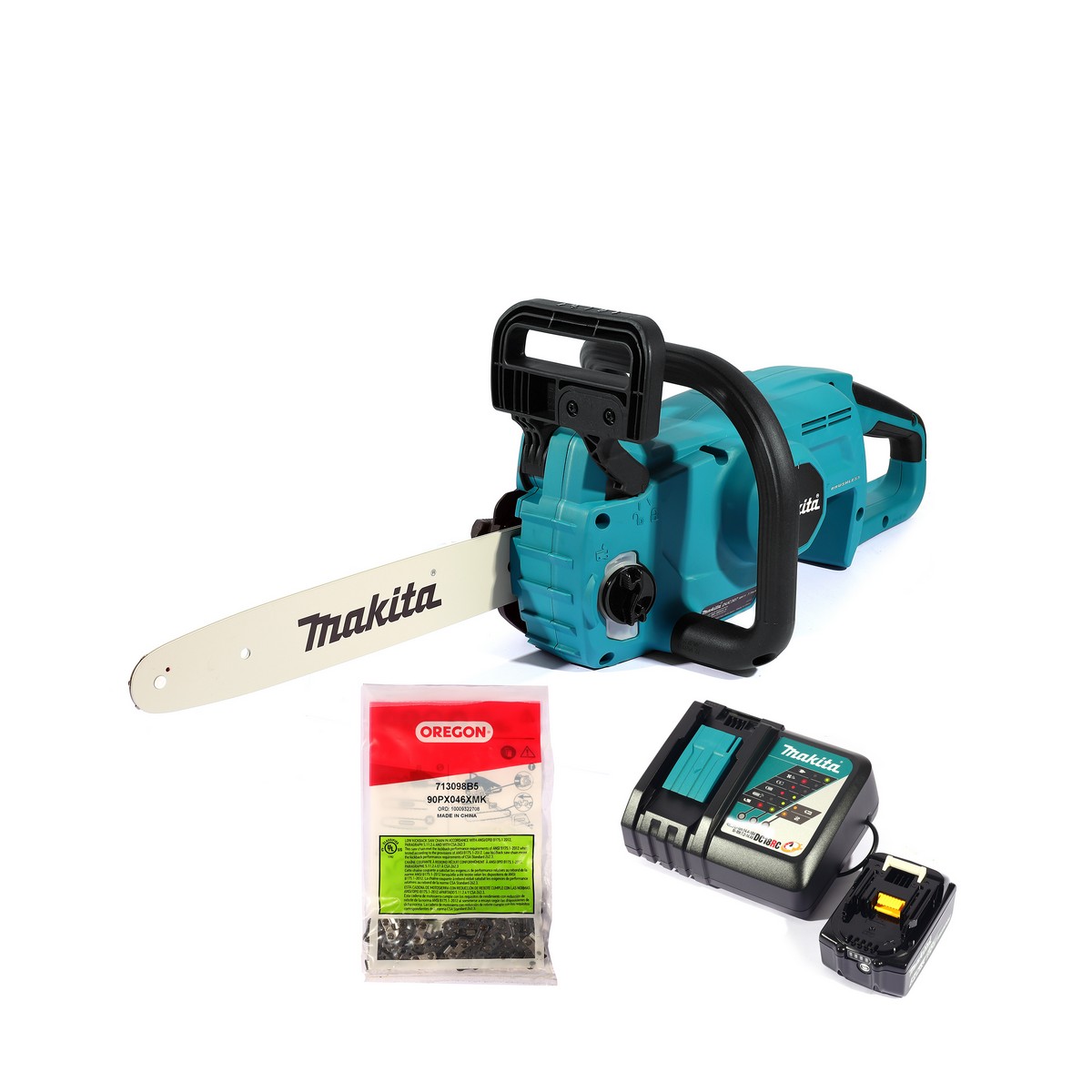 MAKITA เลื่อยโซ่ไร้สาย 18 โวลต์ รุ่น DUC307RTX1 ความยาวบาร์ 11.8 นิ้ว (รวมแบตเตอรี่และแท่นชาร์จ) (มากีต้า) ราคา ฿11,748