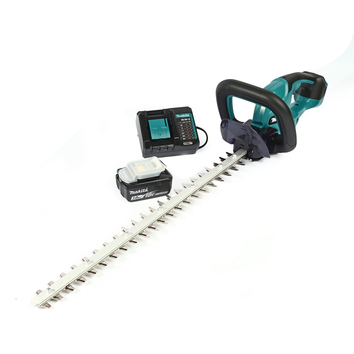 MAKITA เครื่องเล็มพุ่มไร้สาย 18 โวลต์ รุ่น DUH607F001 ความยาวใบมีด 600 มม. (รวมแบตเตอรี่-แท่นชาร์จ) (มากีต้า) ราคา ฿6,901