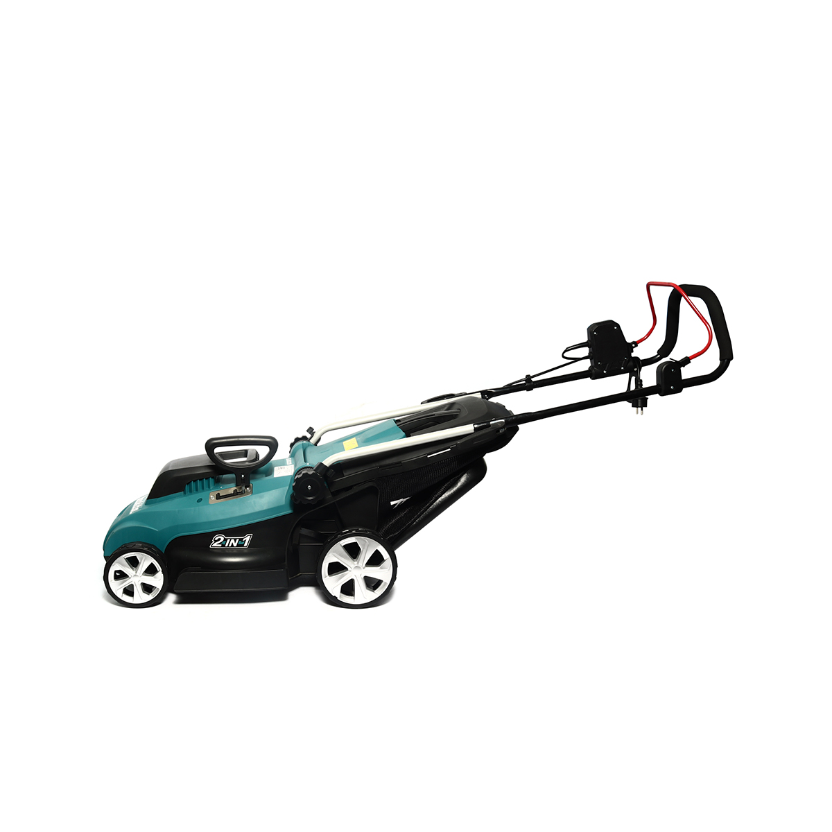 MAKITA รถเข็นตัดหญ้าไฟฟ้า ขนาด 330 มม. กำลังไฟ 1,200 วัตต์ รุ่น ELM3320 ความจุกล่องหญ้า 30 ลิตร ความเร็วรอบตัวเปล่า 3,400 รอบ/นาที (มากีต้า) รูปที่ 2