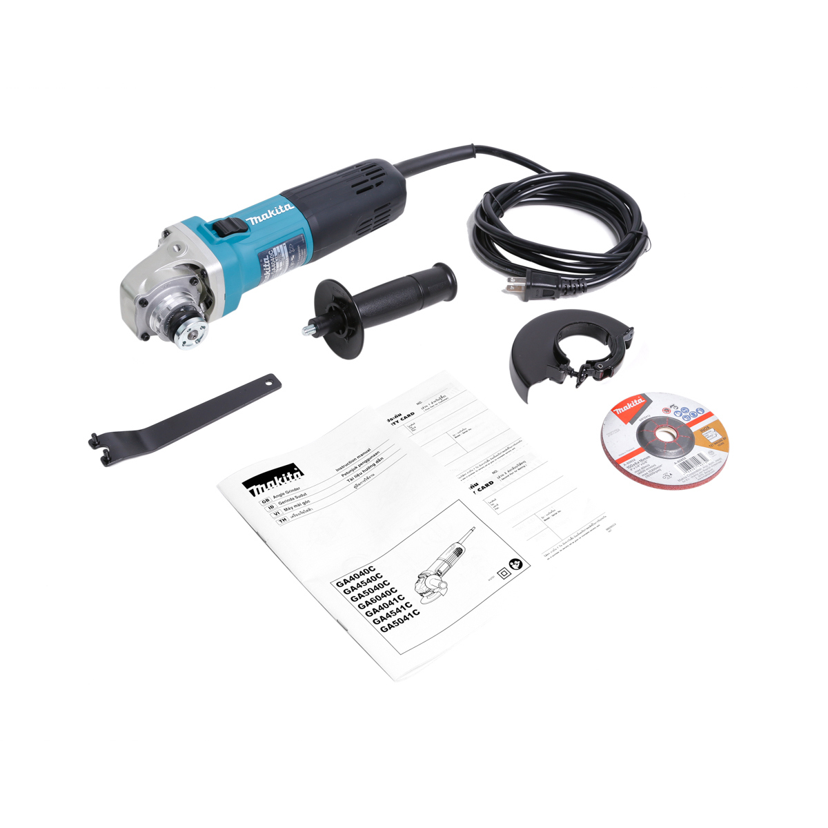 MAKITA เครื่องเจียรไฟฟ้า ขนาด 4 นิ้ว กำลังไฟ 1,400 วัตต์ รุ่น GA4040C ระบบ SJS ความเร็วรอบตัวเปล่า 2,800 - 11,000 รอบ/นาที (มากีต้า) รูปที่ 4