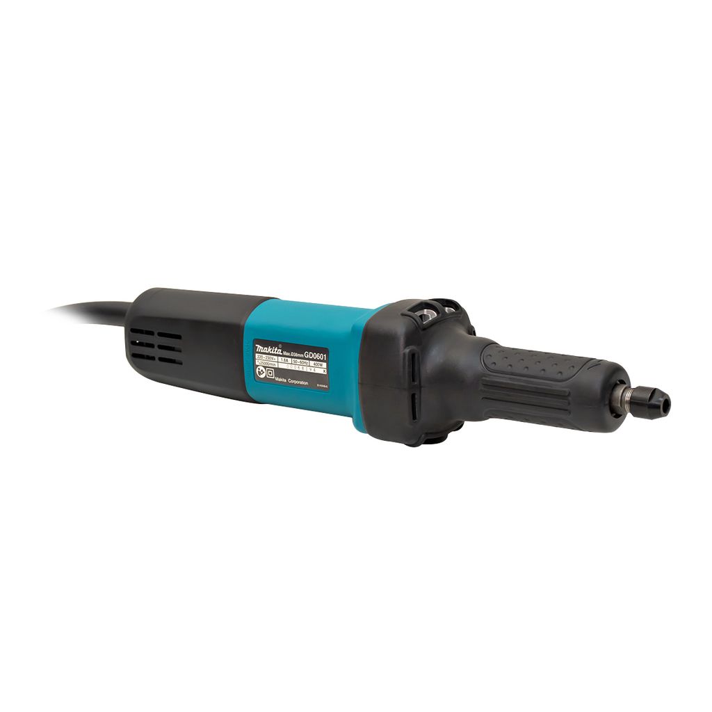 MAKITA เครื่องเจียรแกนไฟฟ้า ขนาด 6 มม. (1/4 นิ้ว ) กำลังไฟ 400 วัตต์ รุ่น GD-0601 ความเร็วรอบตัวเปล่า 25,000 รอบ/นาที มีฉนวนสองชั้น (มากีต้า) รูปที่ 2