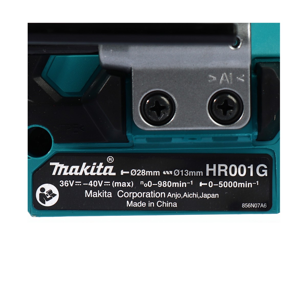 MAKITA 40V Cordless Rotary Hammer Model HR001GM102, Chuck Size 1/2 IN (Include Battery and Charger) photo 5